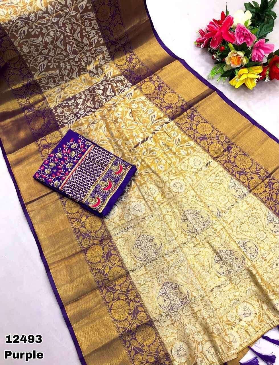Kanjivaram silk with work blouse