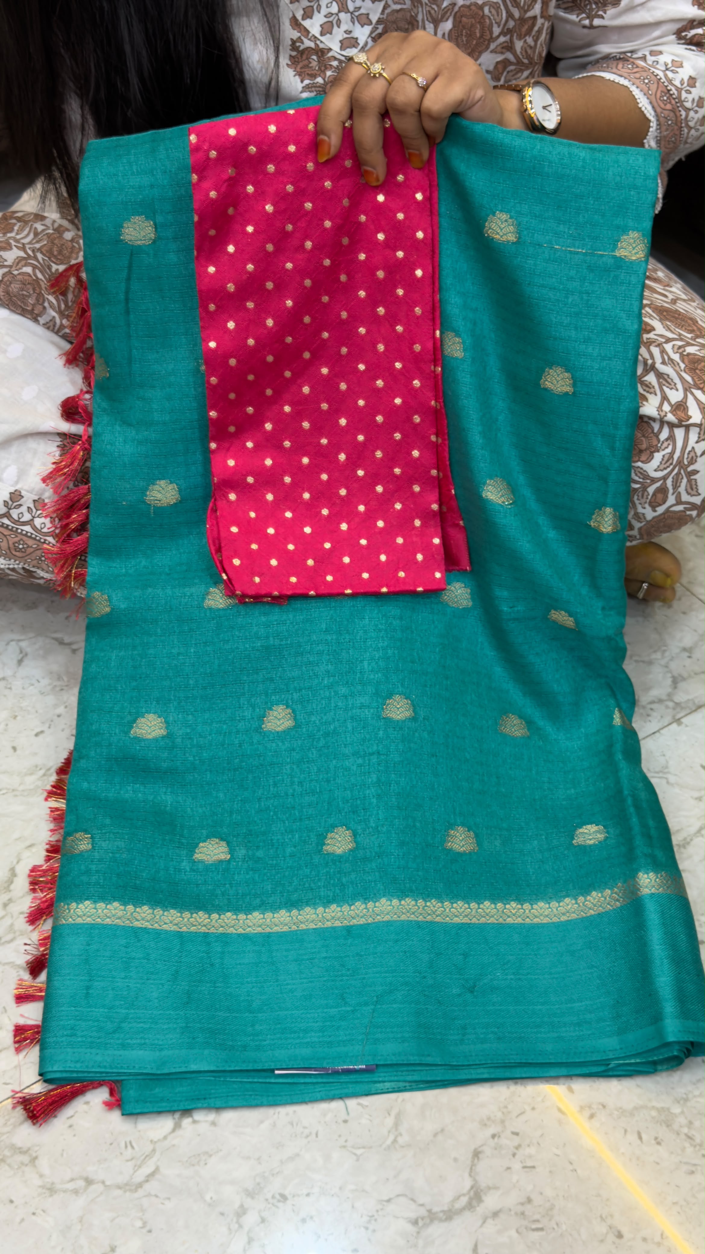 Tussar Banarasi Georgette saree