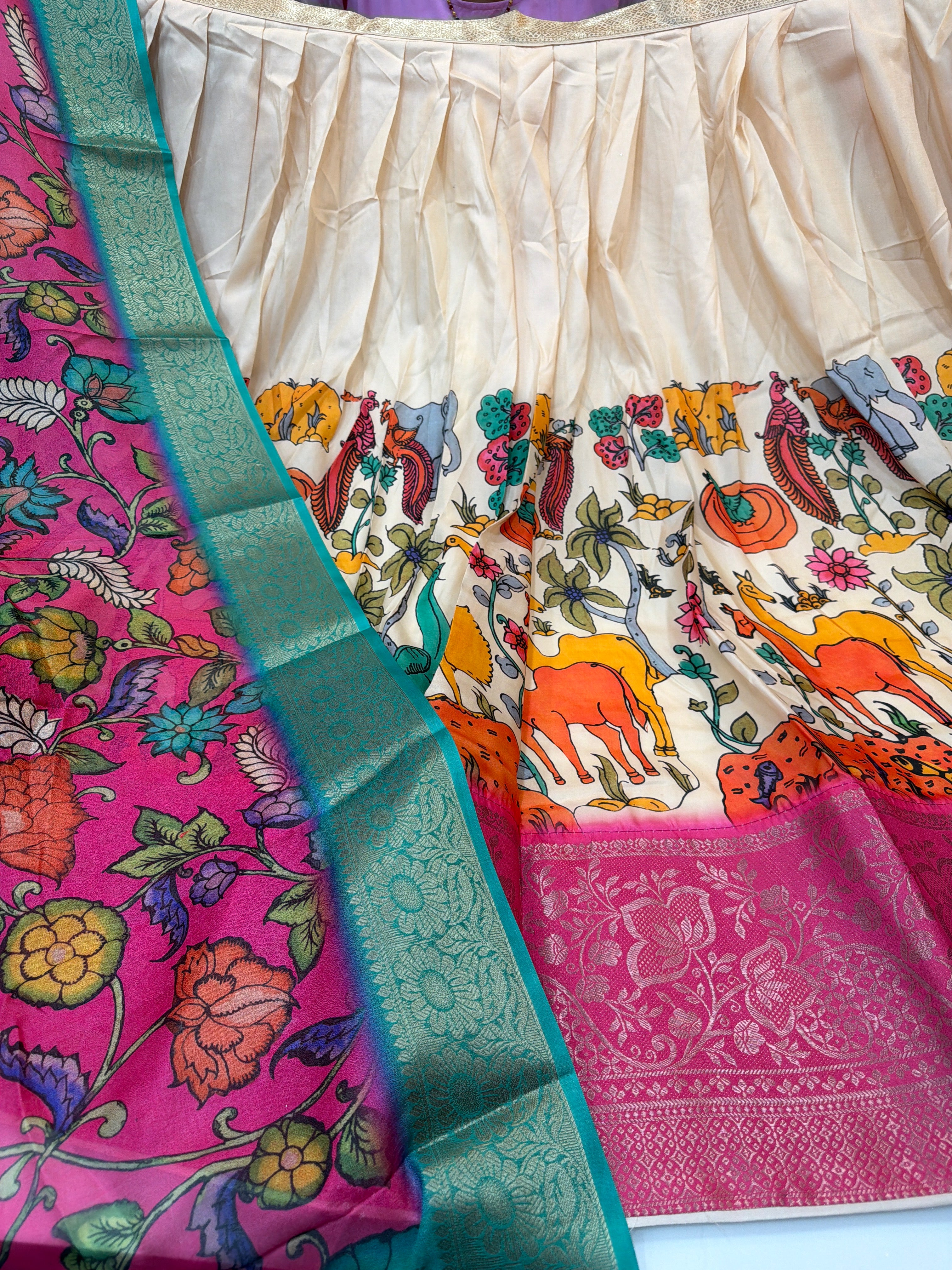 Kalamkari lehengas