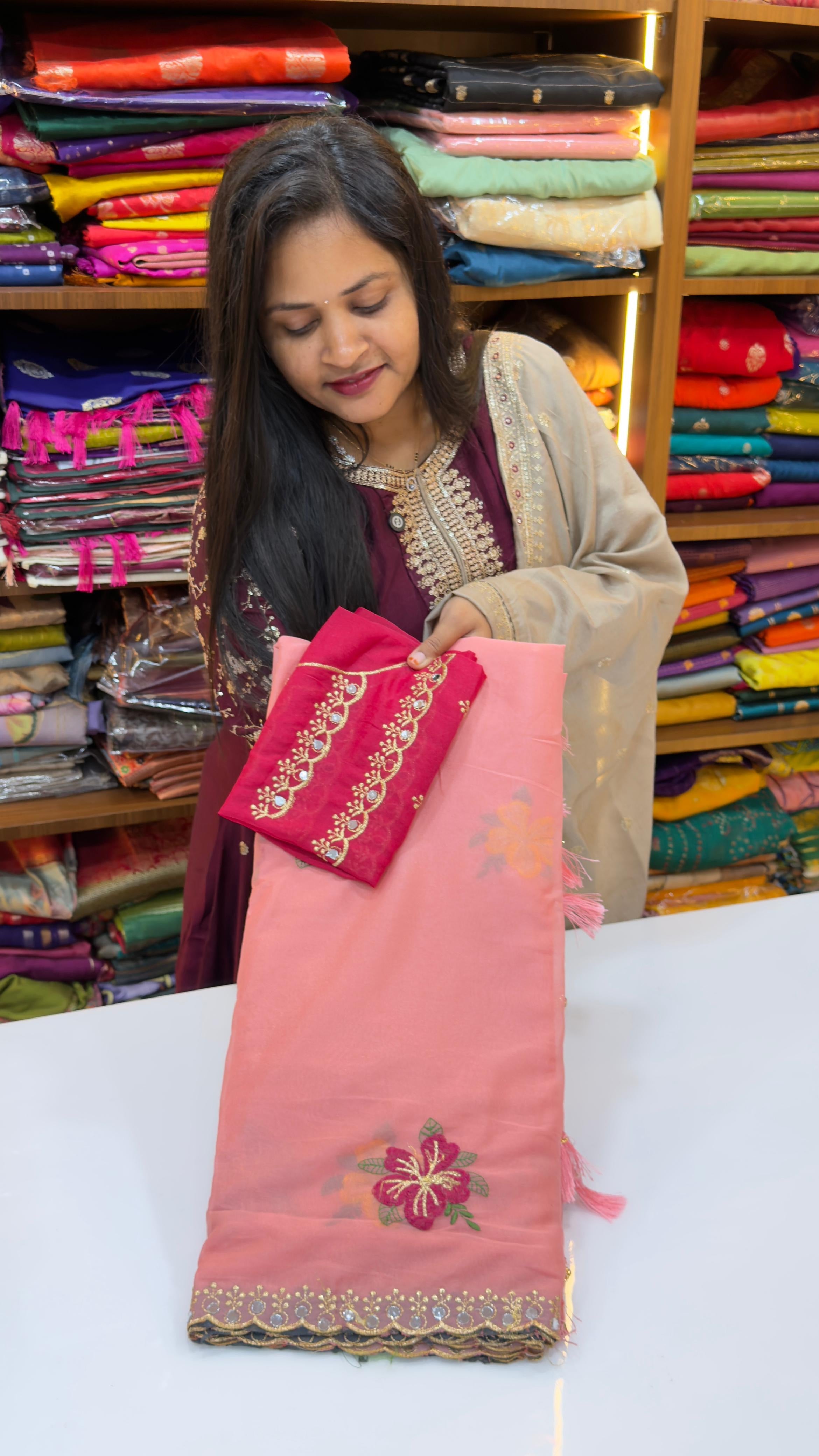 Shimmer sarees