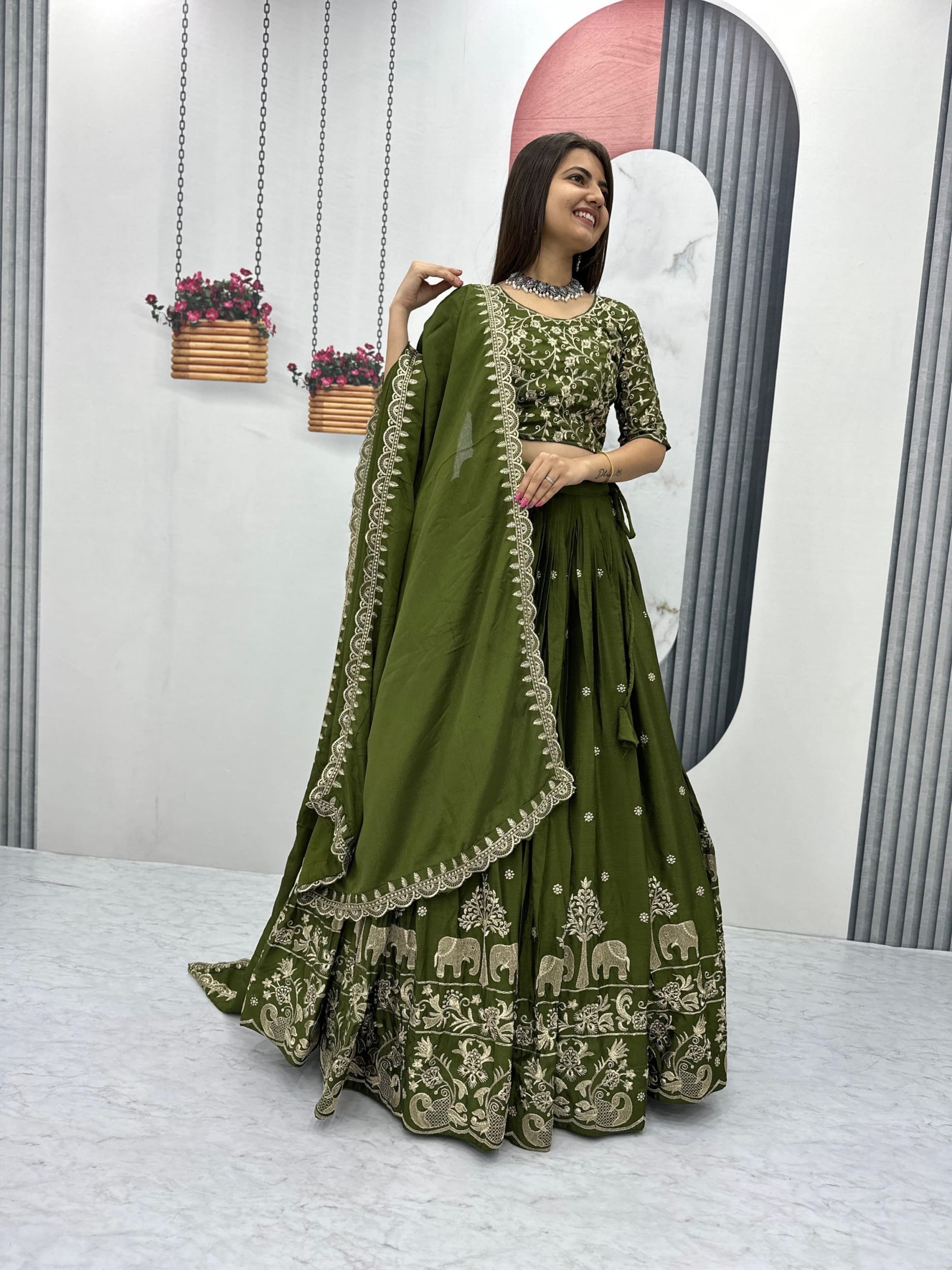 Party wear lehenga