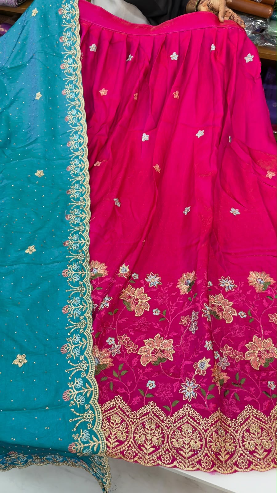 Space silk designer Lehenga