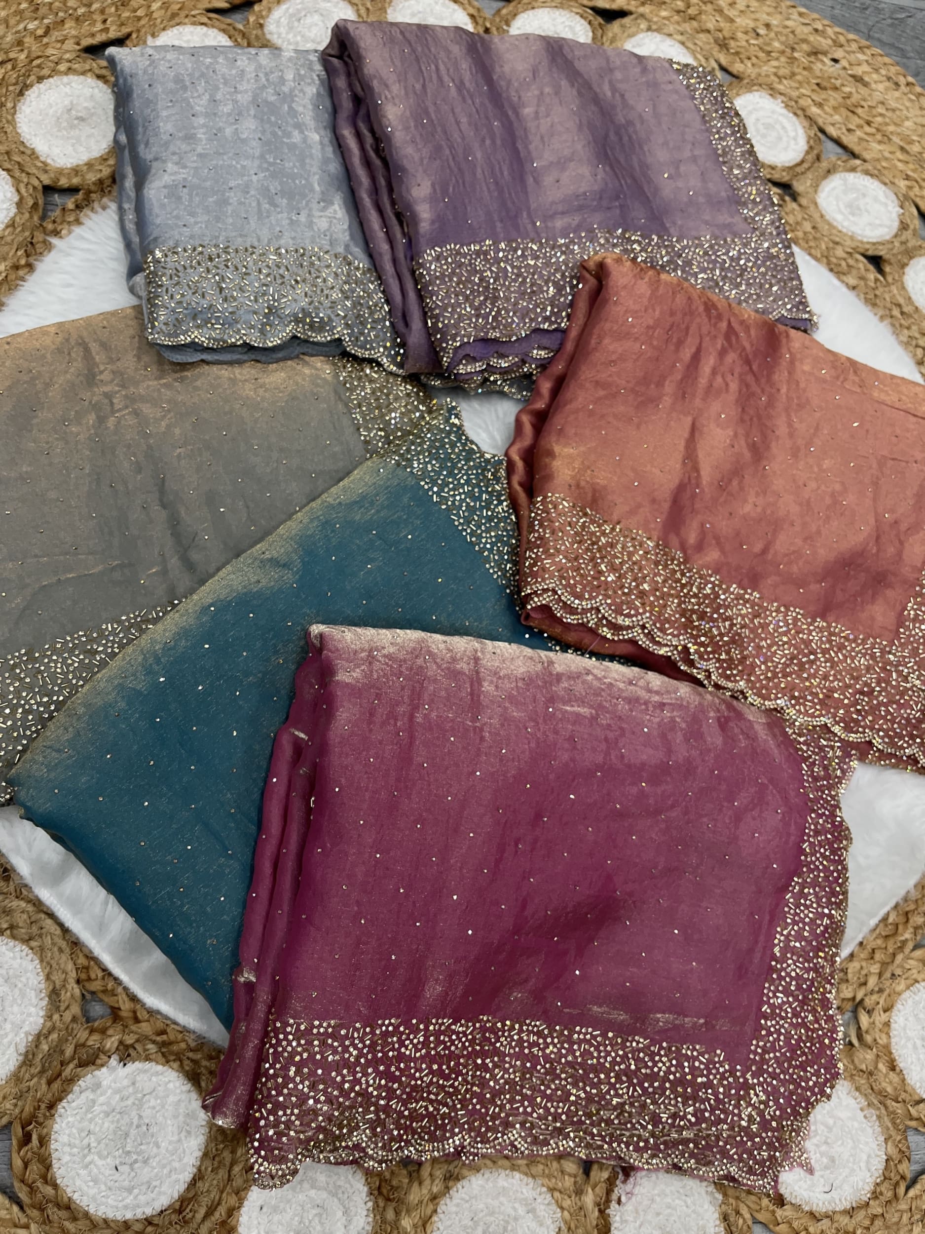 Space Silk Designer Saree