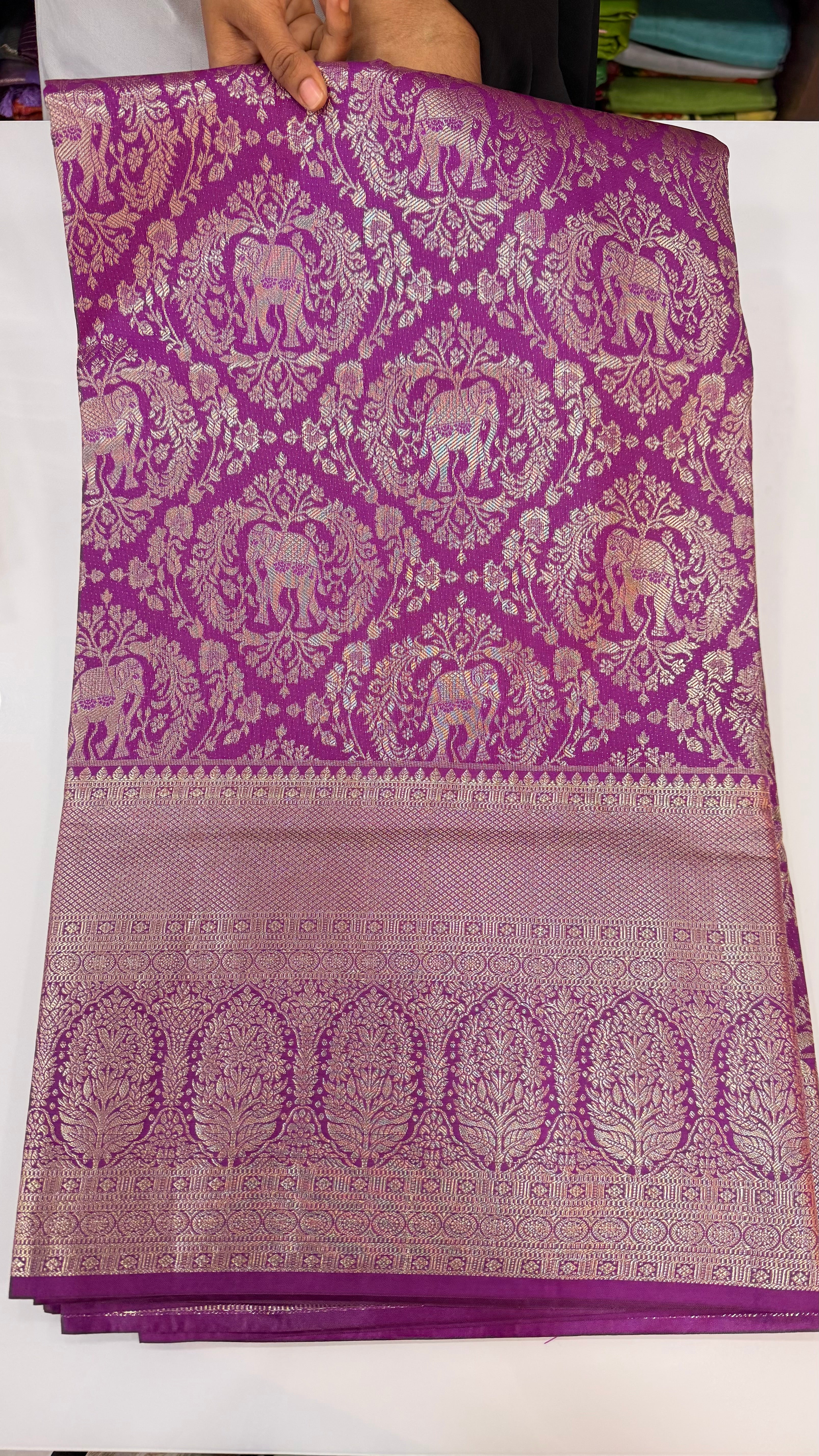 Bridal Meenakari sarees