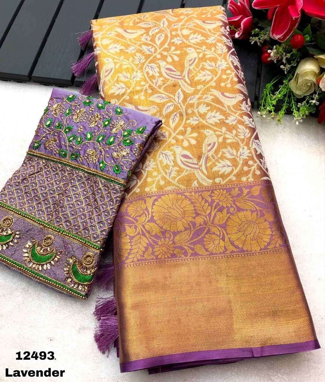 Kanjivaram silk with work blouse