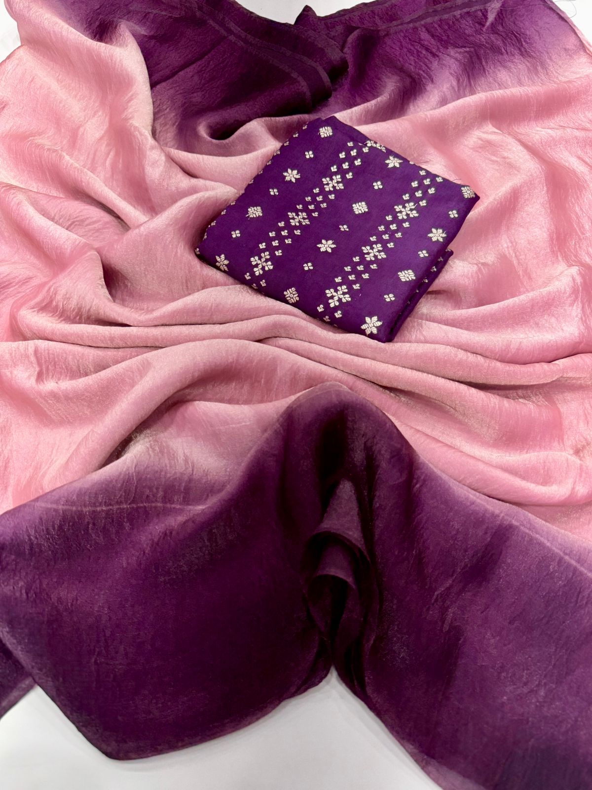 Dual shade sarees