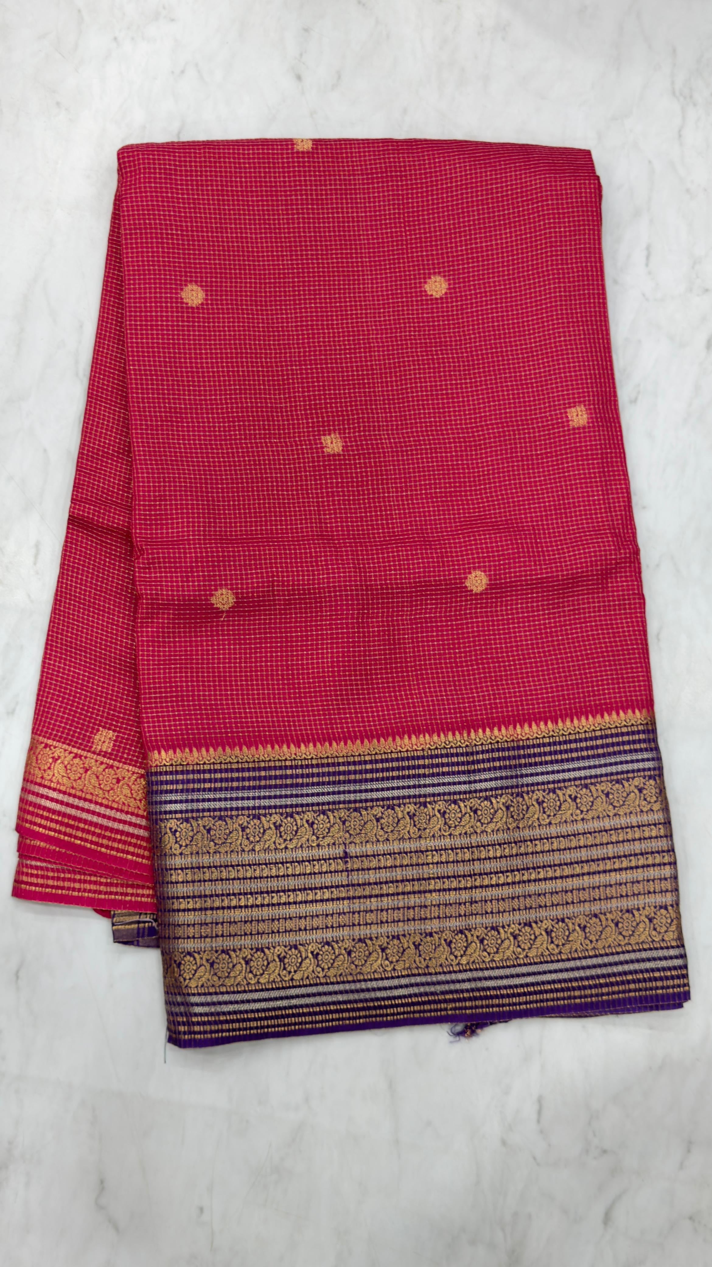 Banarasi vintage chexs sarees