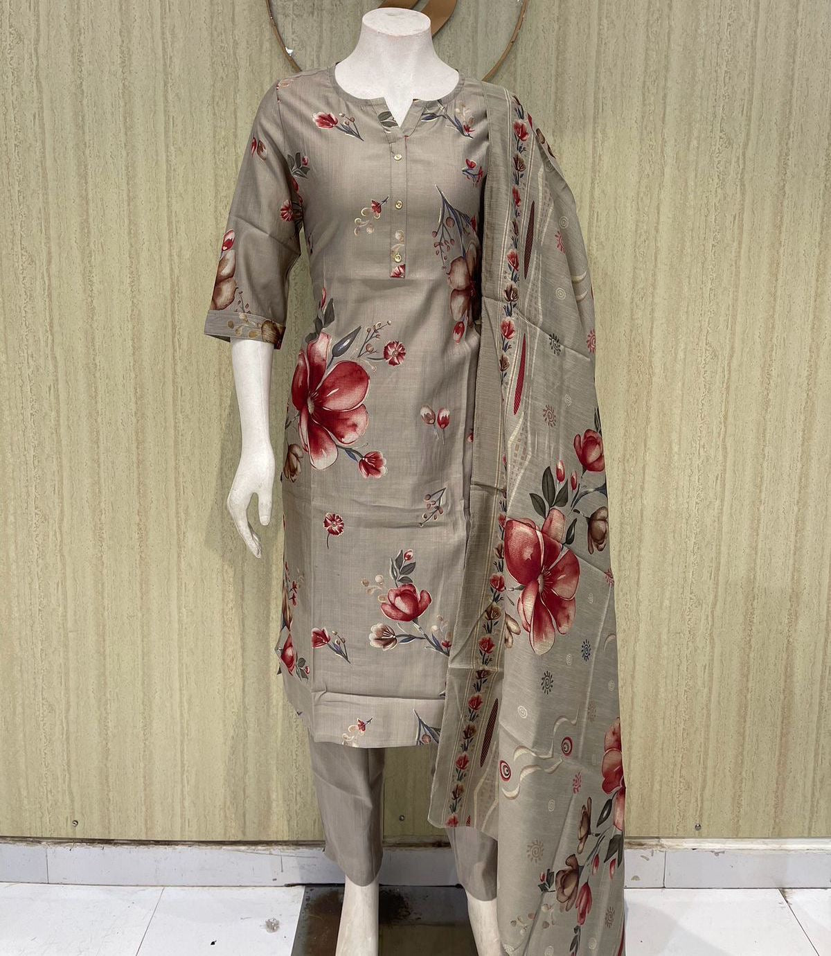 Premium quality vertical fabric 3 piece set