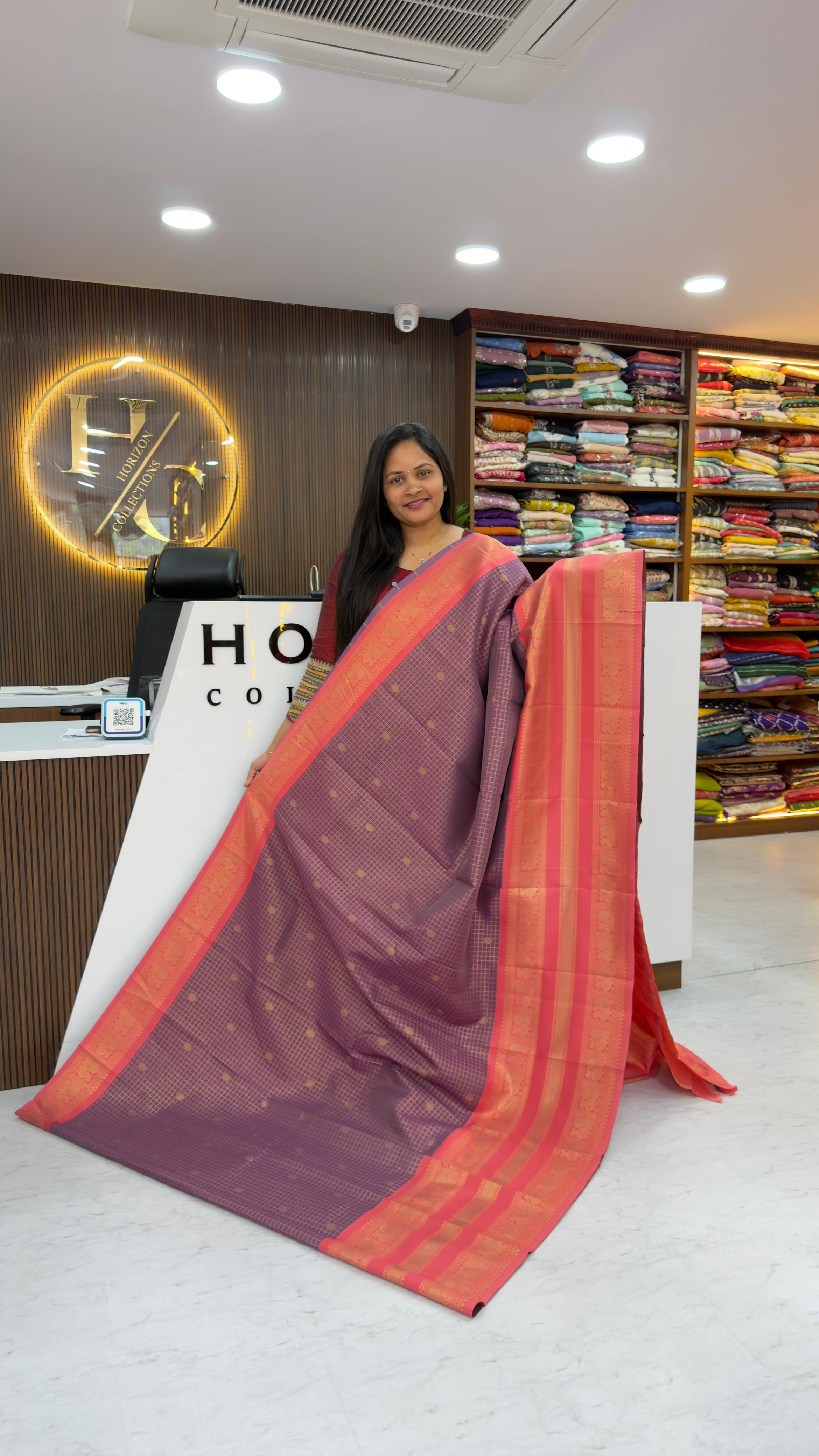 Vintage style Semi Pattu sarees