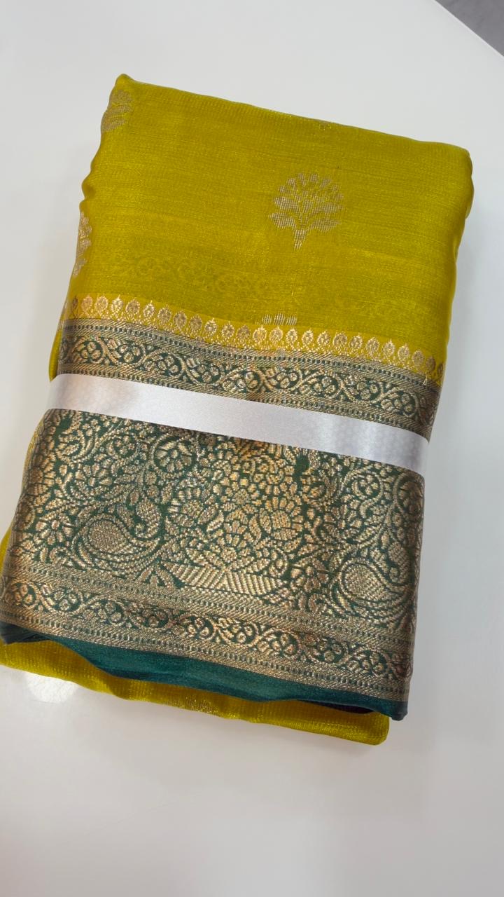 Soft Kanchi Patti inspired sarees
