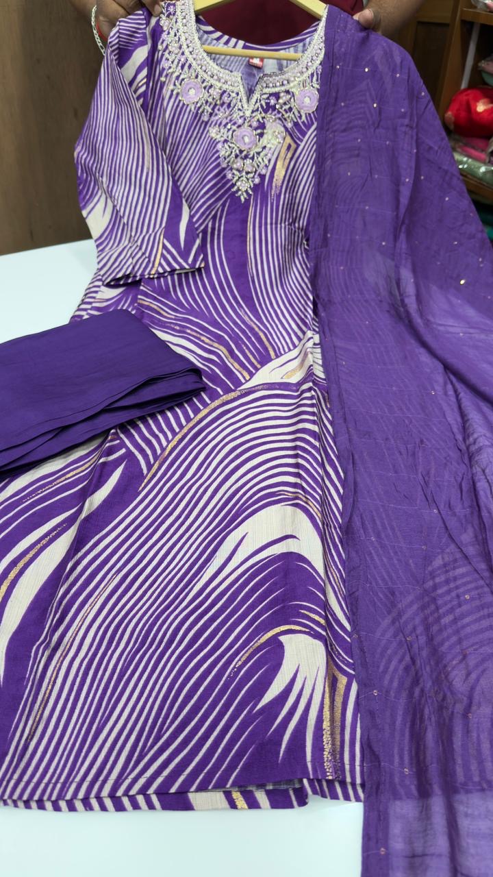 Vertical fabric 3 piece set