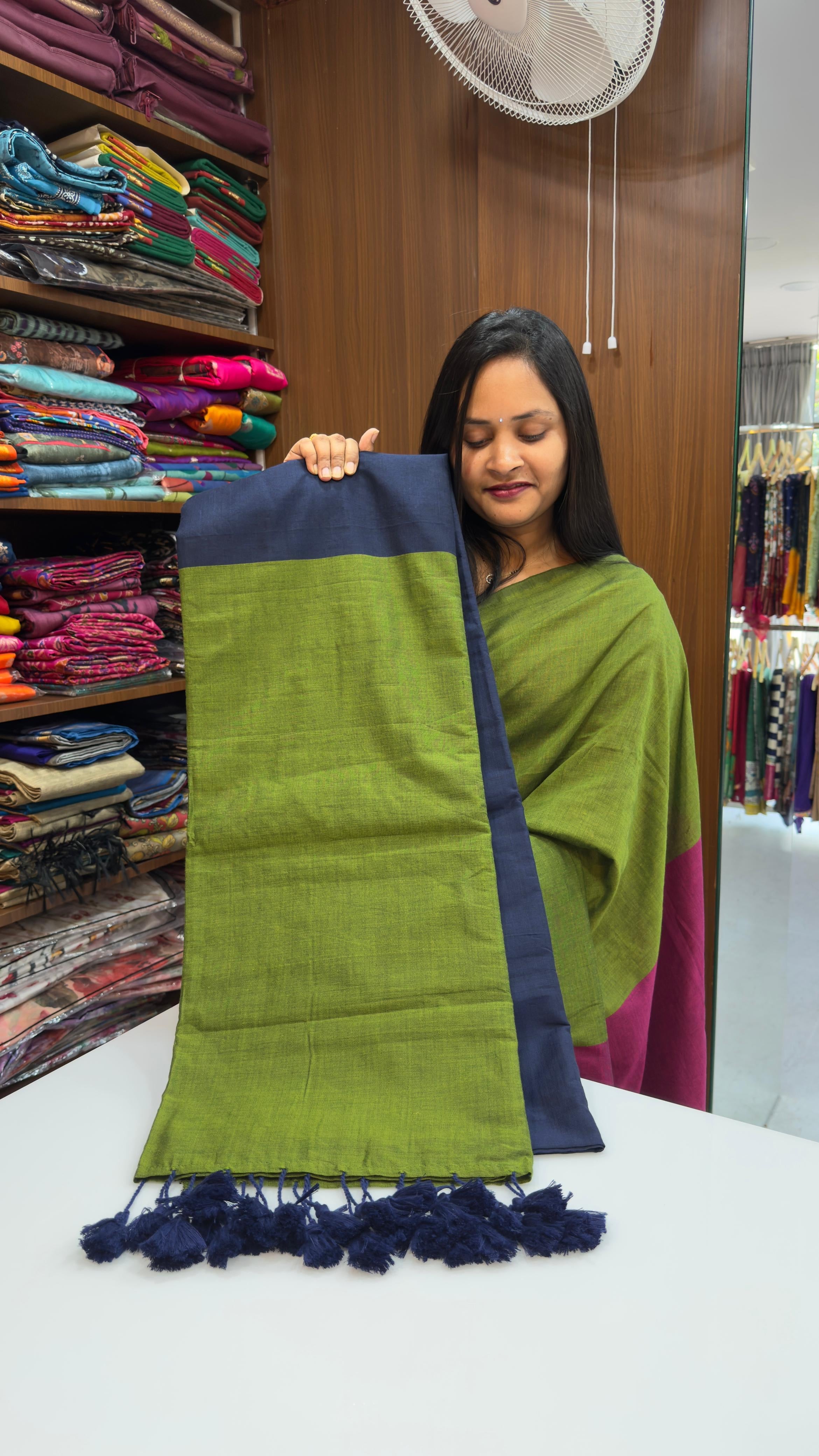 Pure Khadi cotton saree