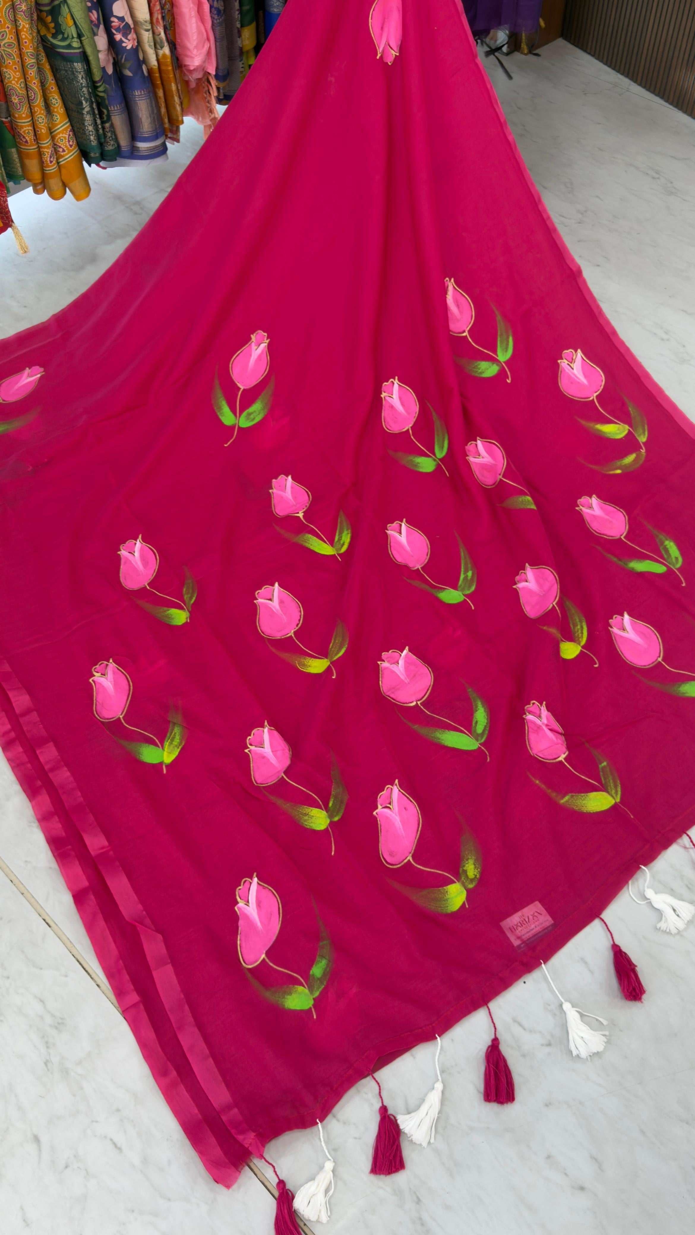 Mul cotton sarees(No blouse)