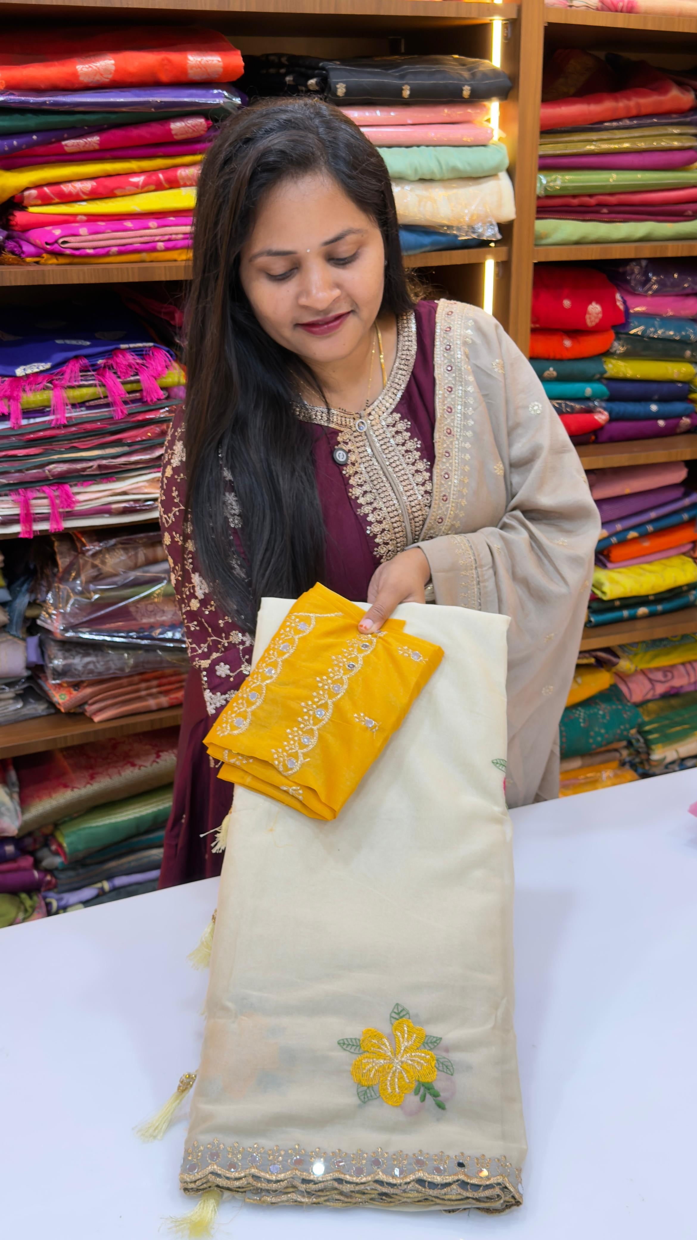 Shimmer sarees