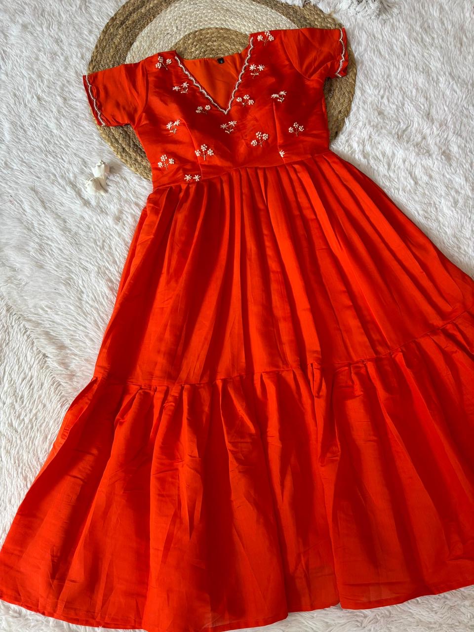 Beautiful frocks with maggam work