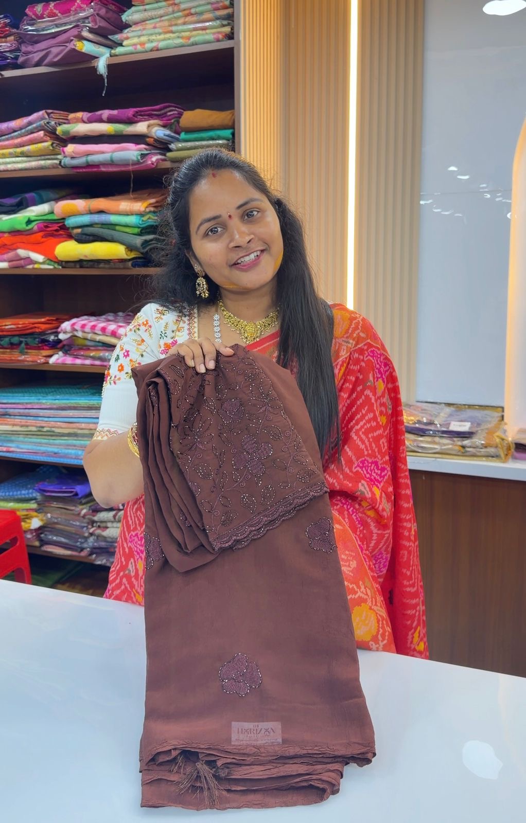 Party wear crush saree