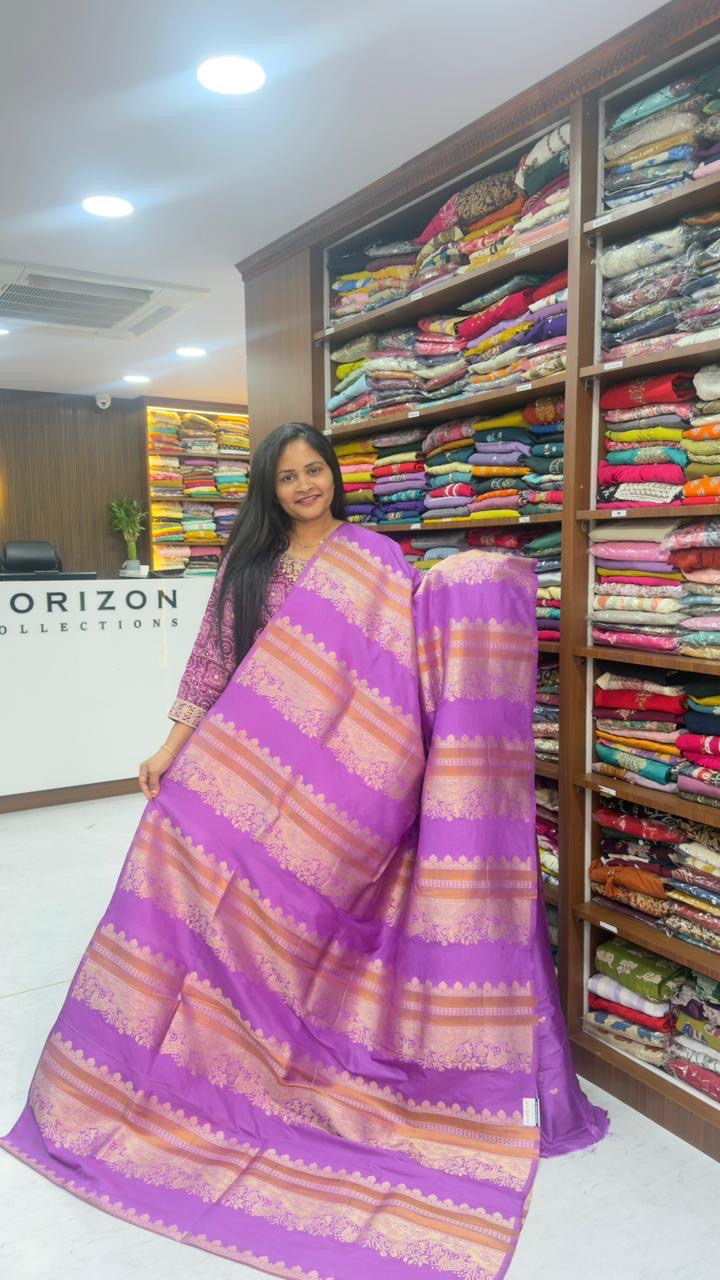 Banarasi stripes zari saree