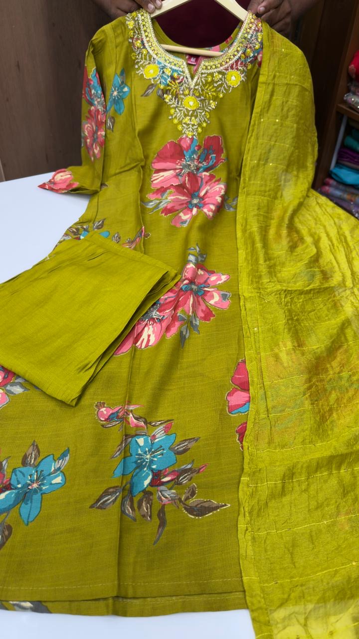 Vertical fabric 3 piece set