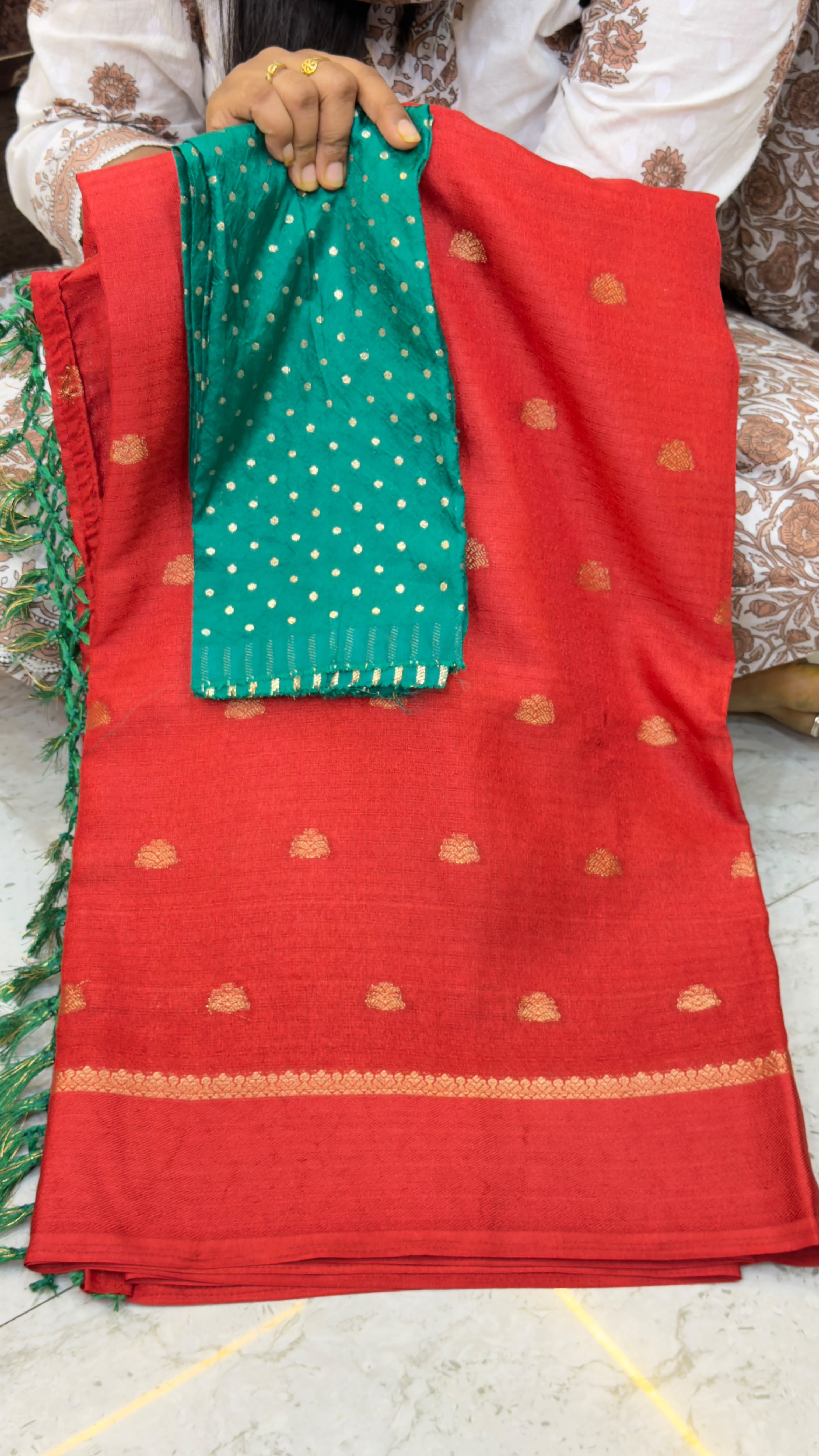 Tussar Banarasi Georgette saree