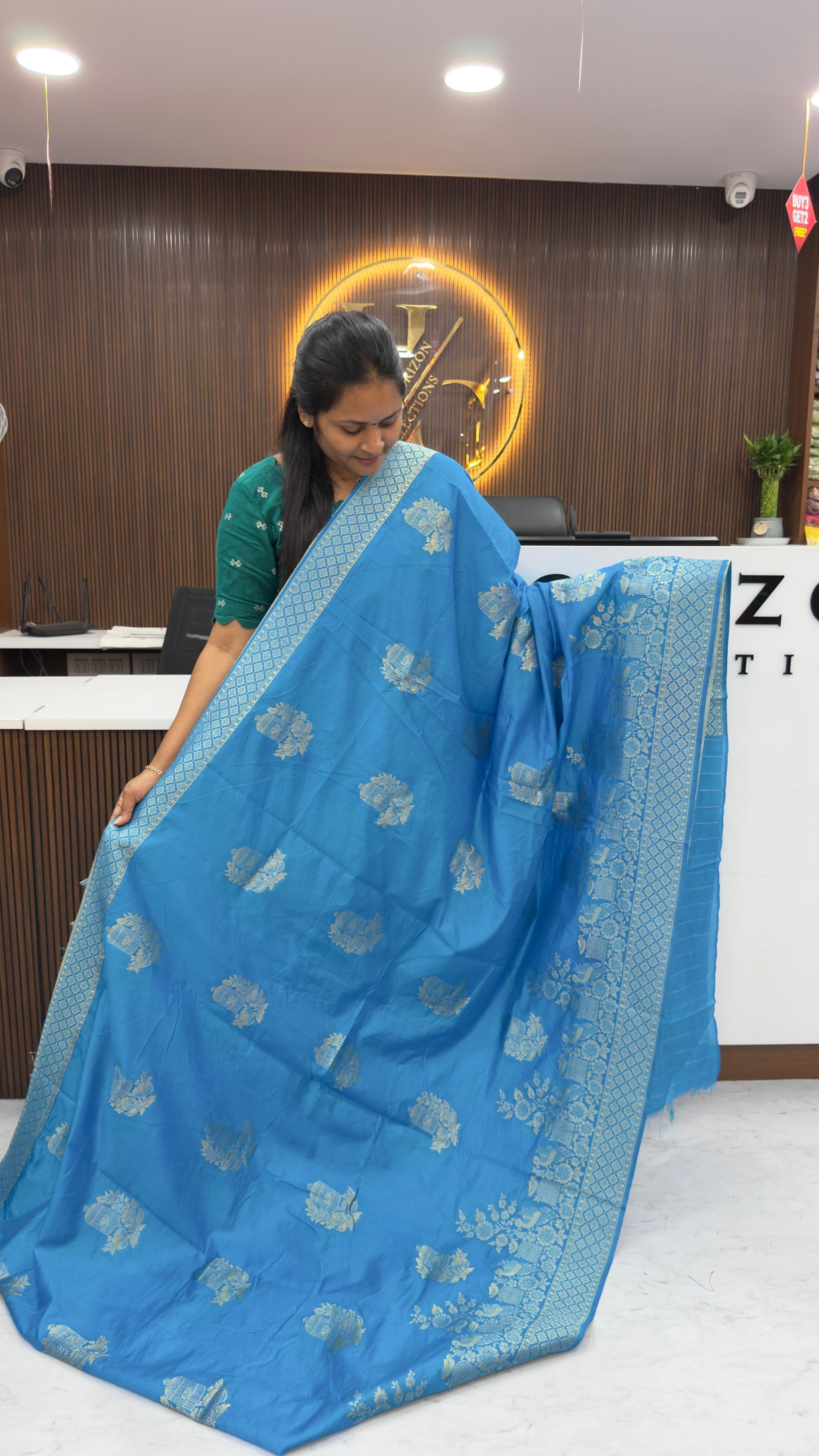 Banarasi tussar silk saree