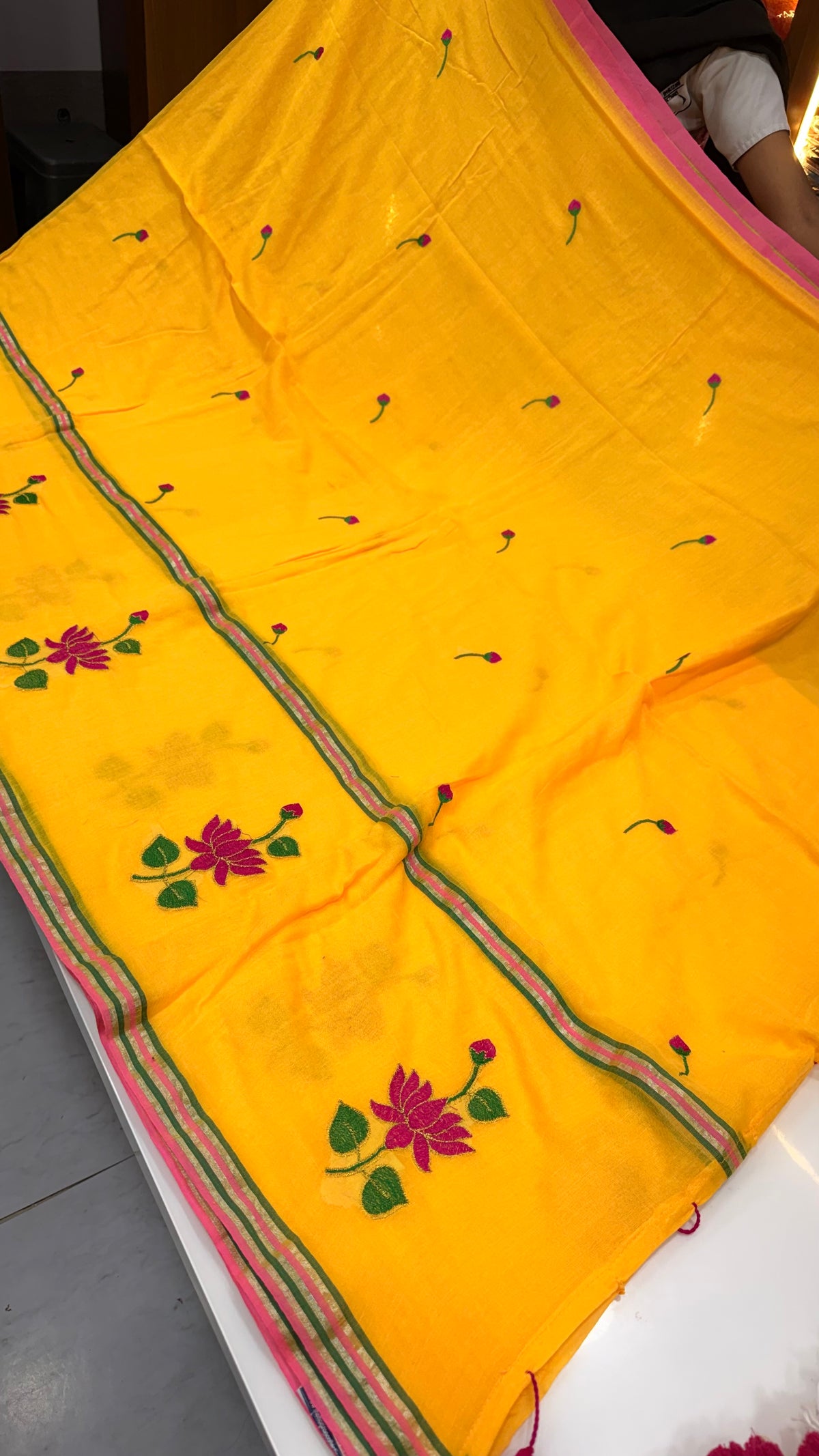Mul cotton saree