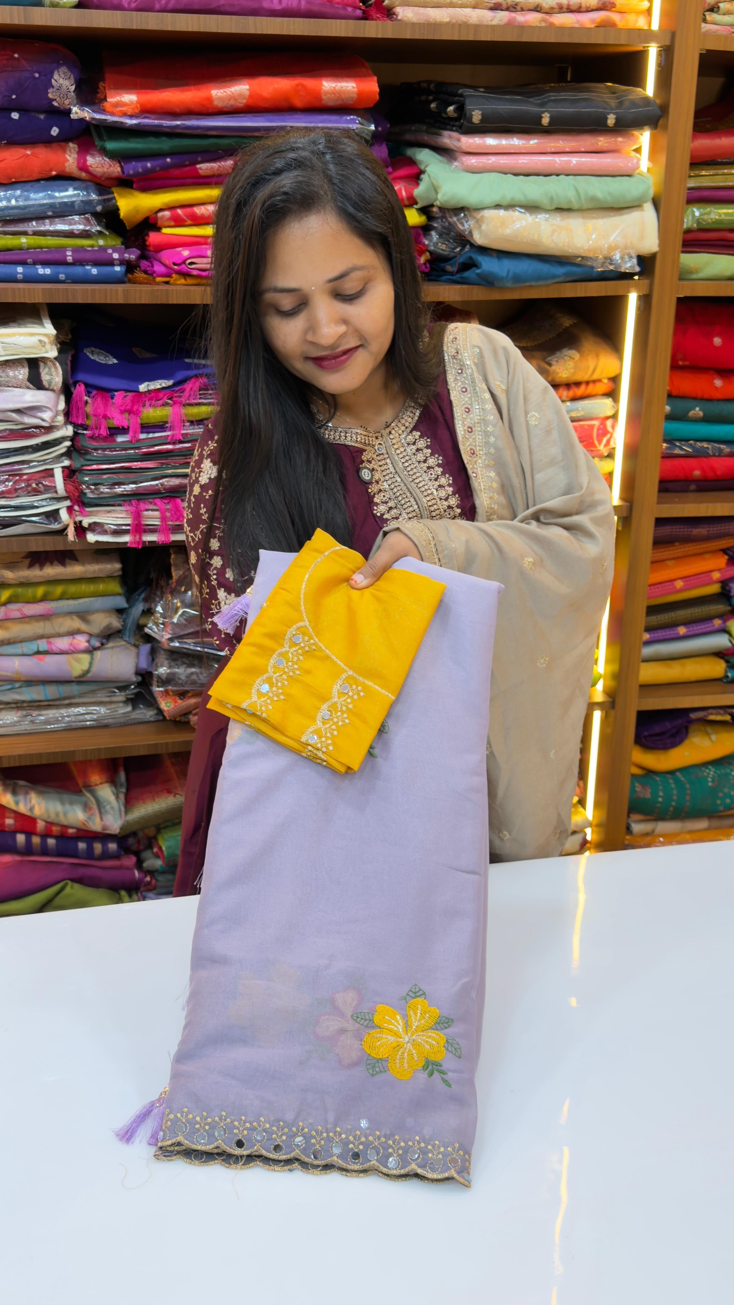 Shimmer sarees