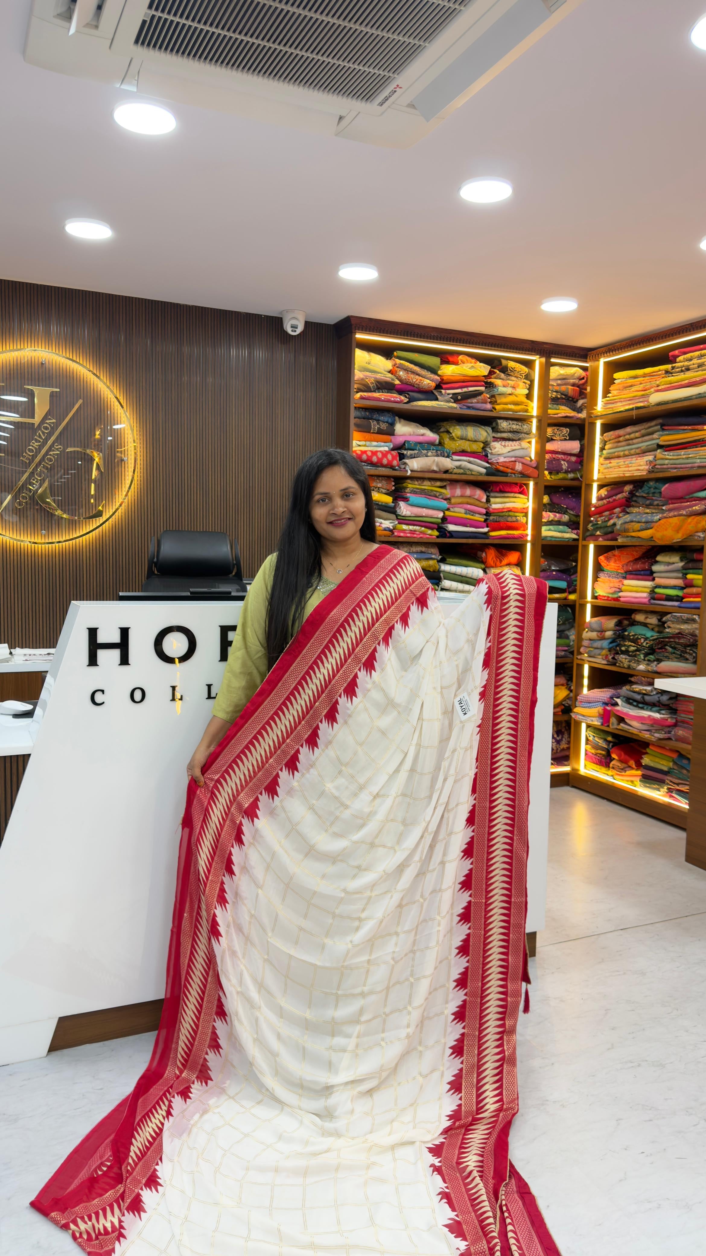 Pre BookingChiffon sarees with piping