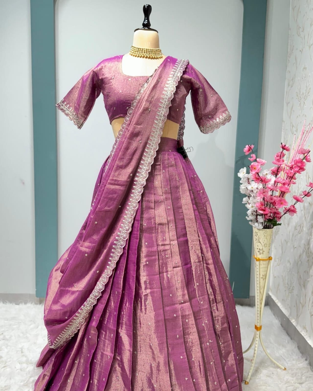 Dual tone lehenga
