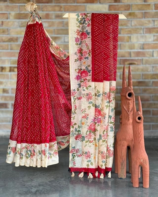 Bandini designer Tussar saree