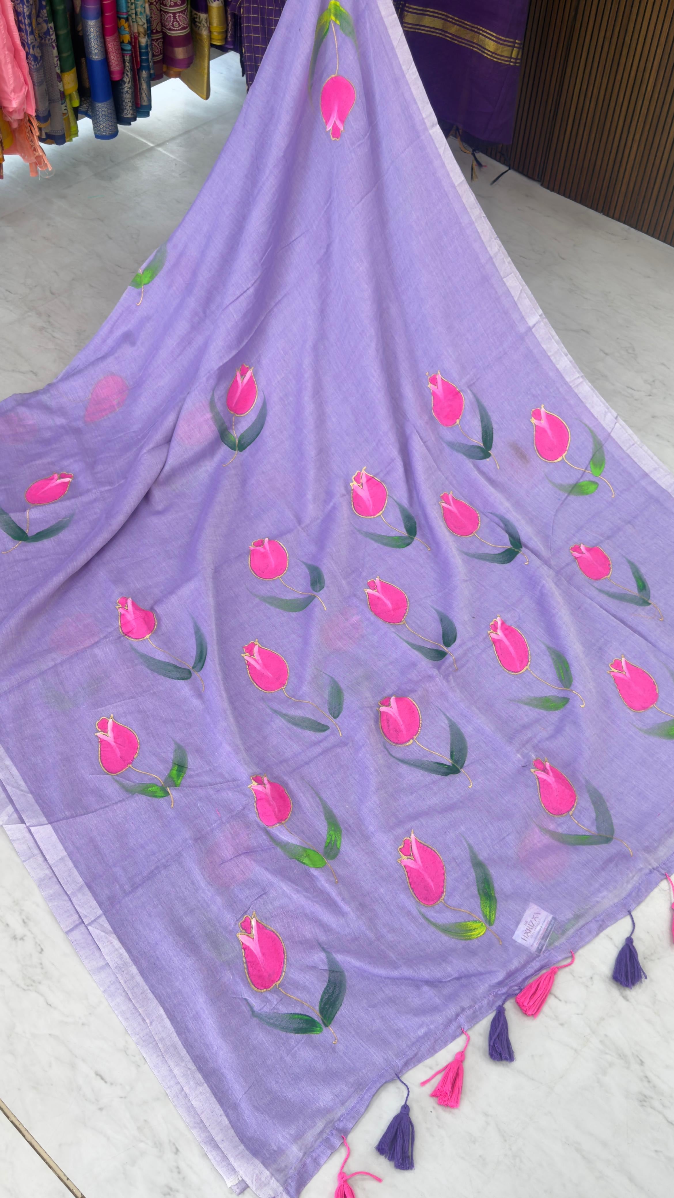 Mul cotton sarees(No blouse)