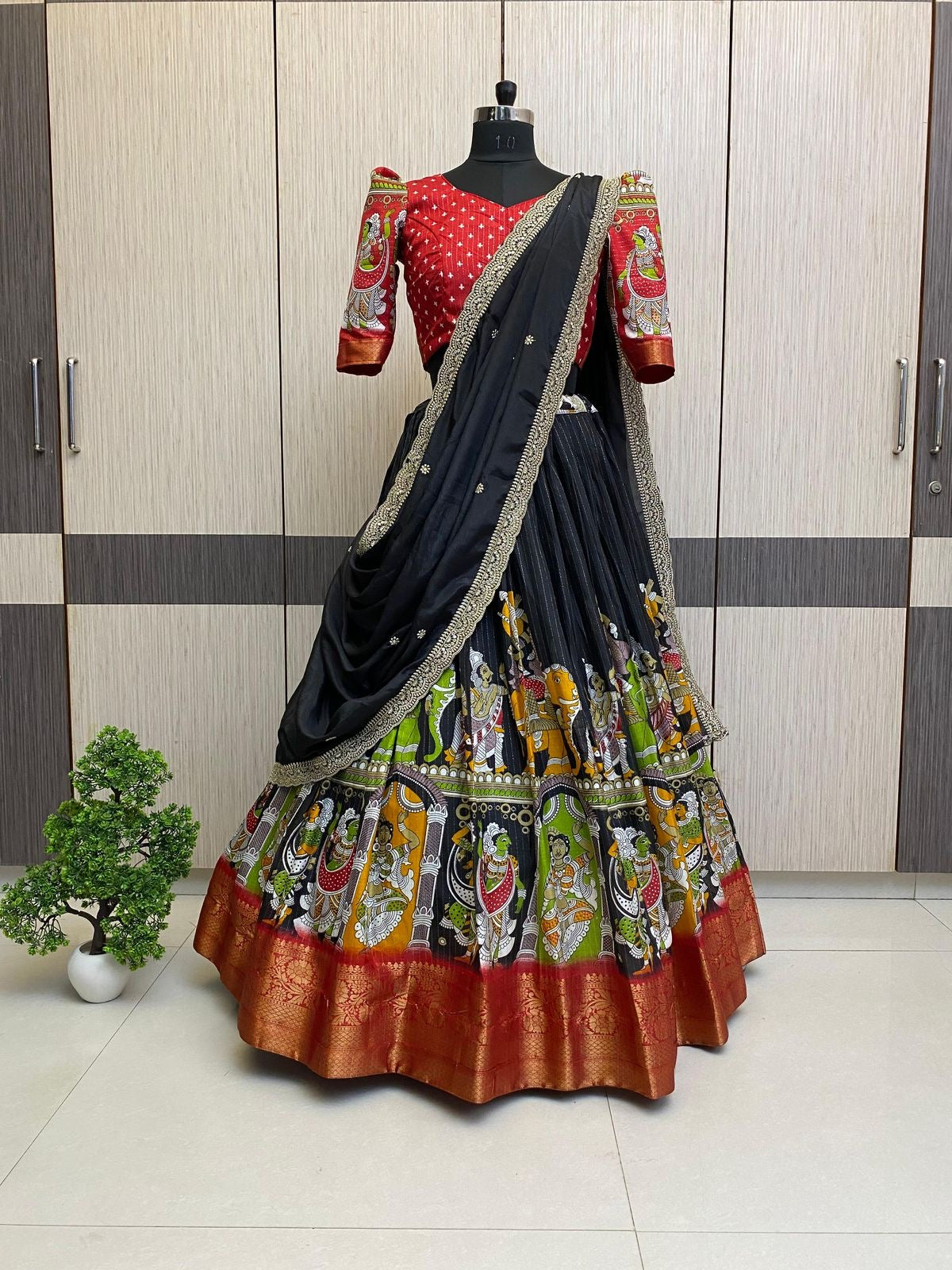 Kalamkari Lehenga