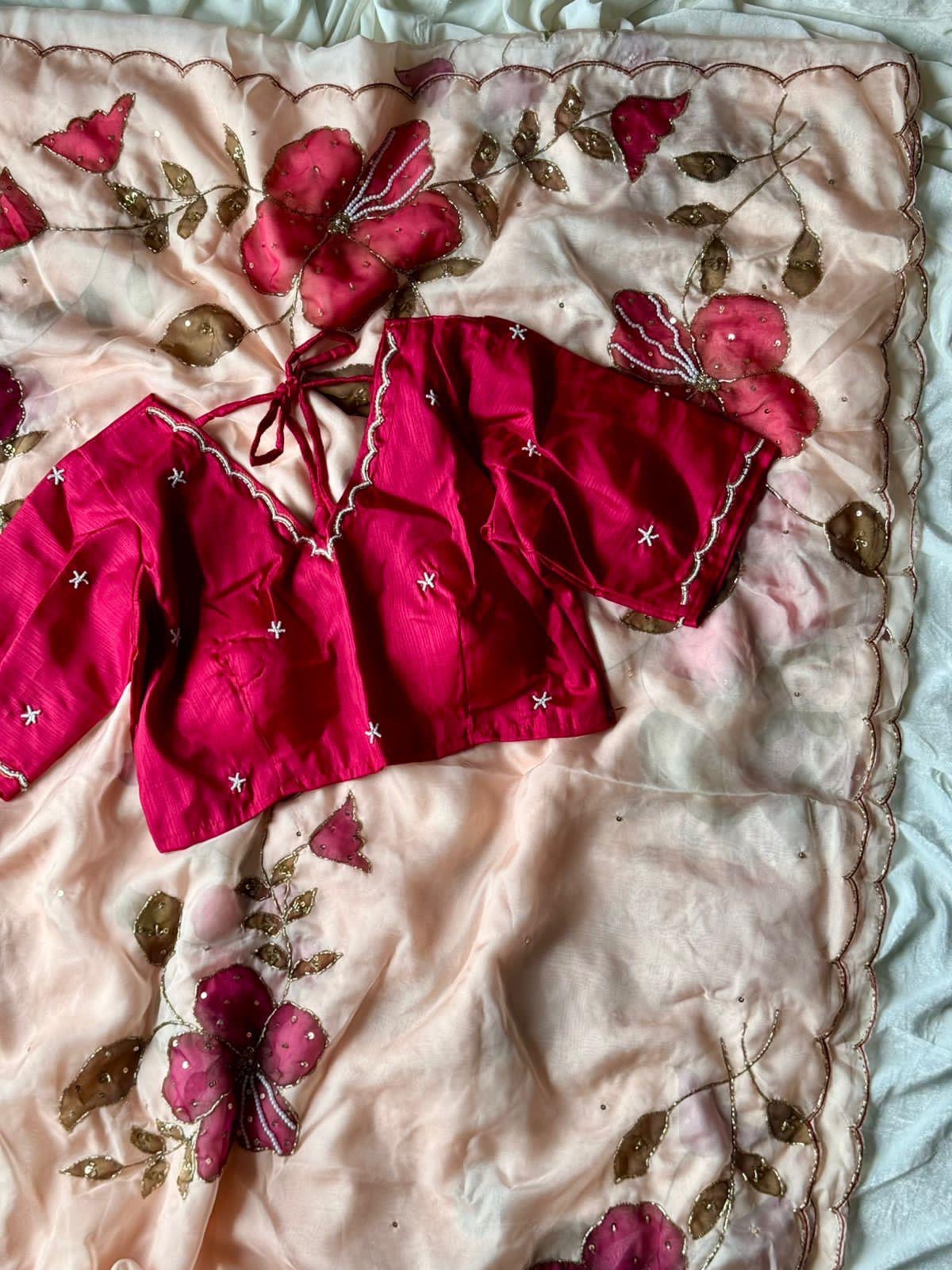 Soft Tabi silk designer saree