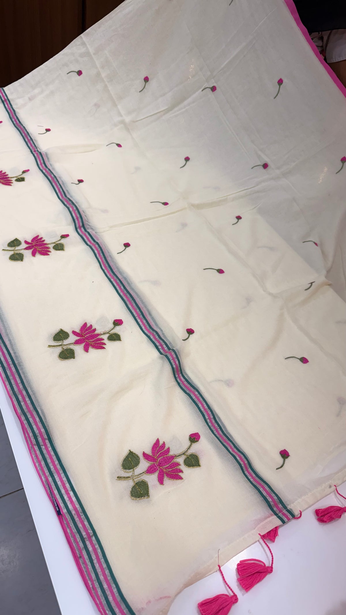 Mul cotton saree