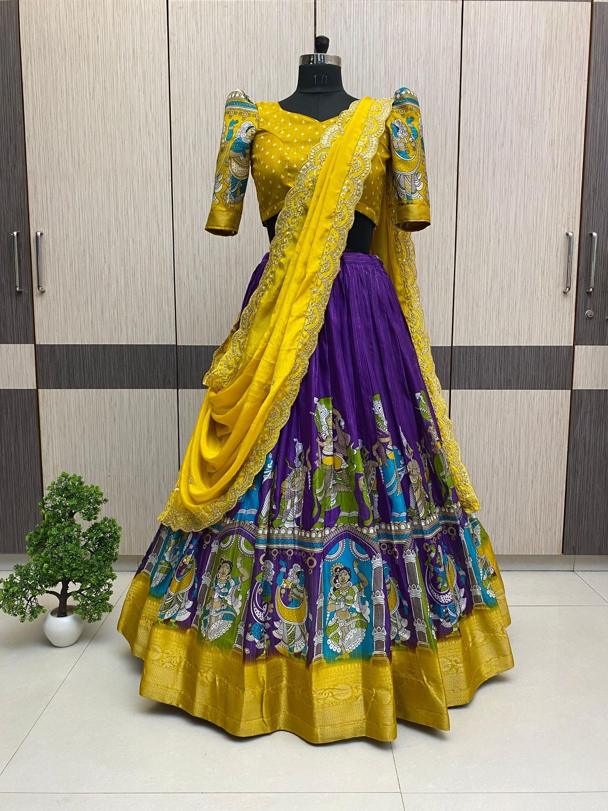 Kalamkari Lehenga