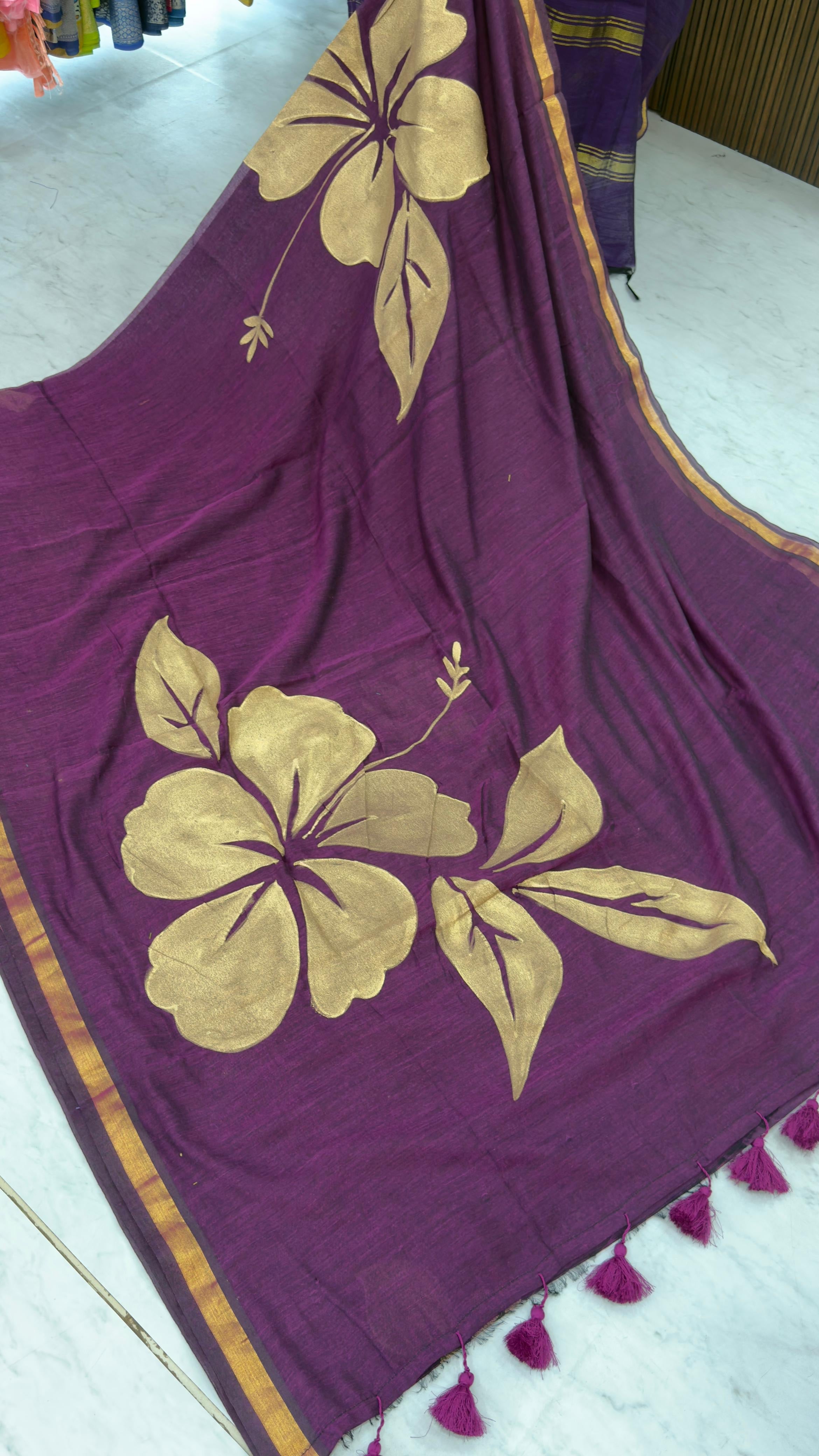 Mul cotton sarees(No blouse)