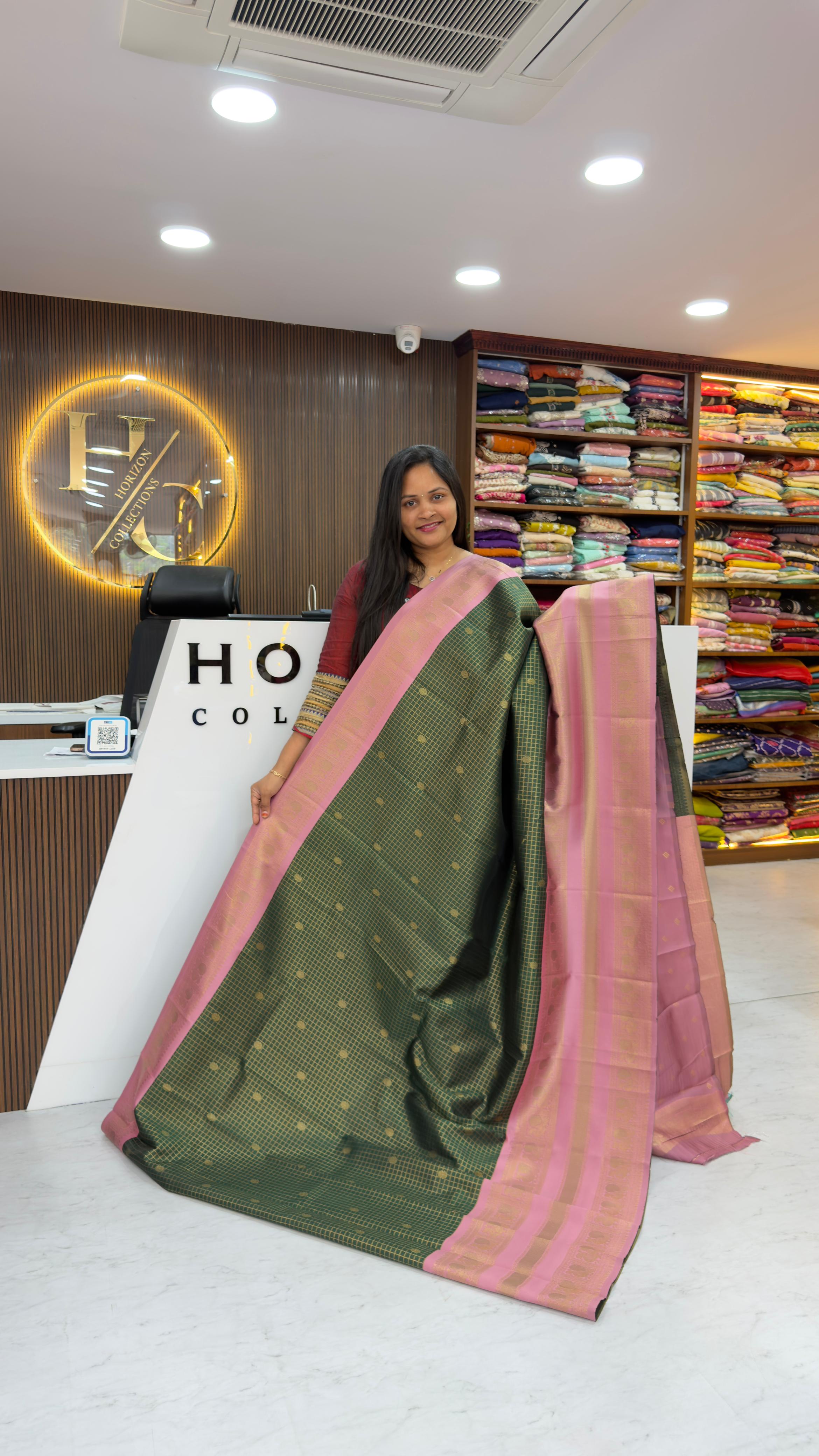 Vintage style Semi Pattu sarees