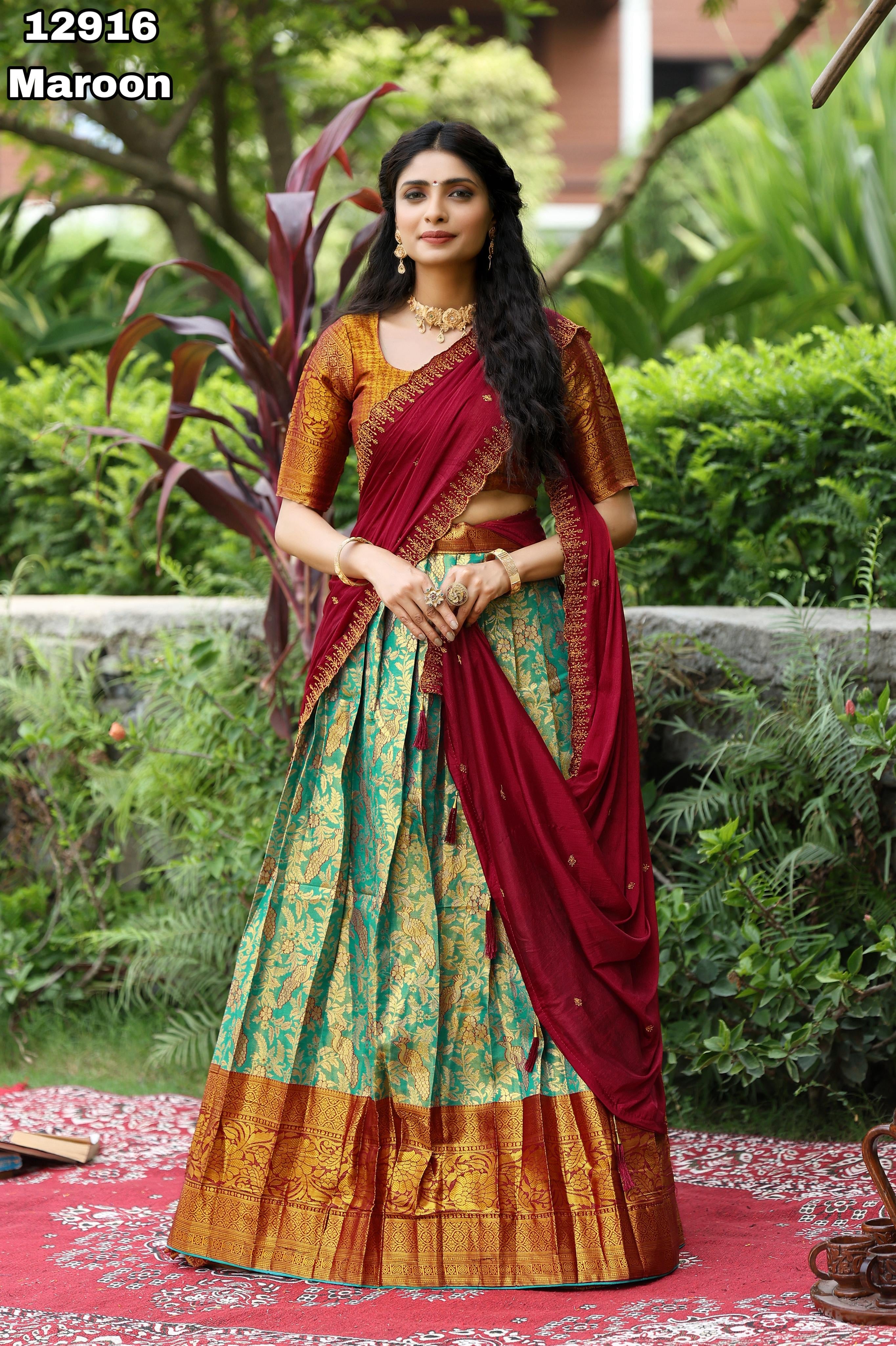 Pattu Half saree