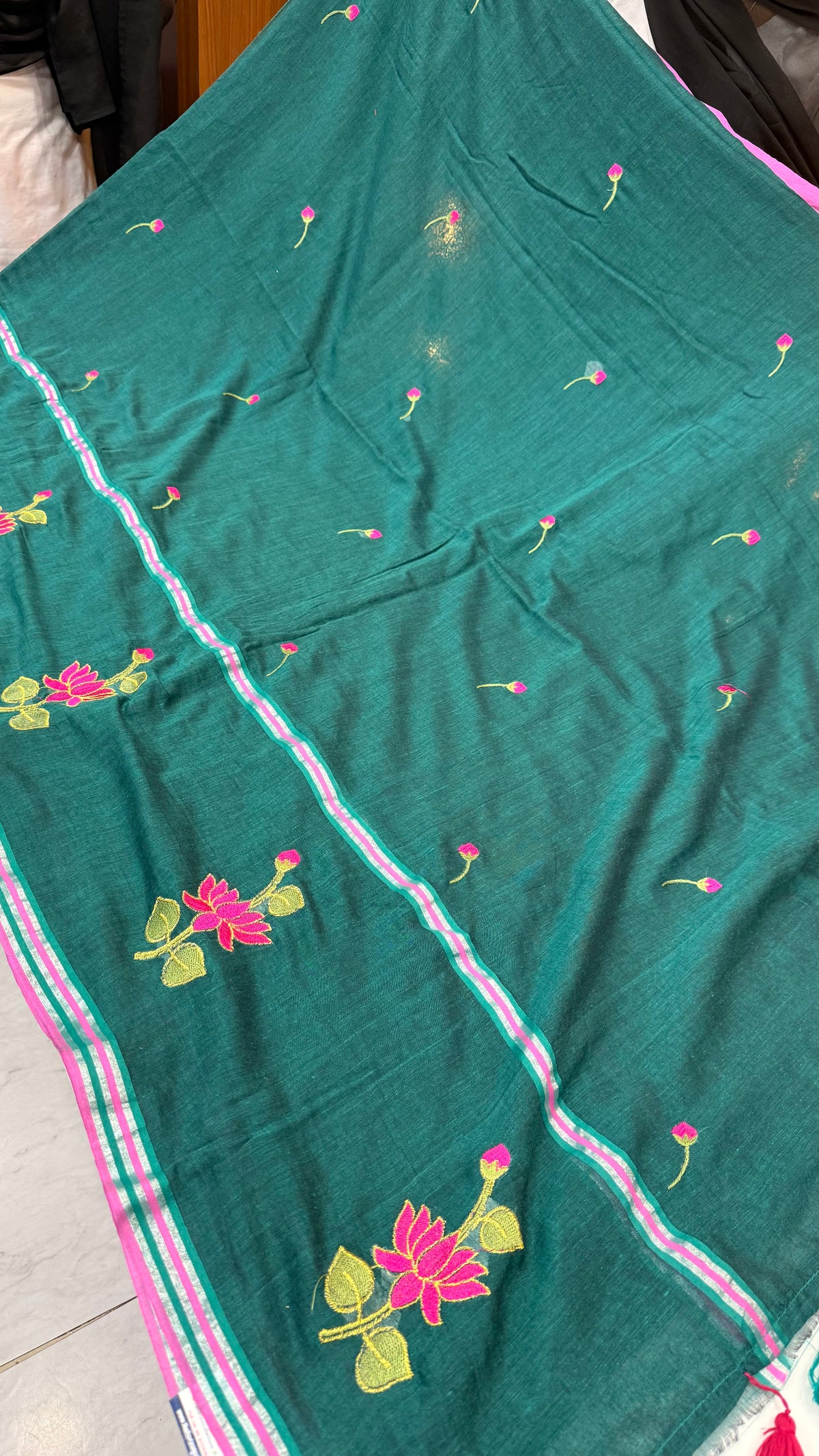 Mul cotton saree