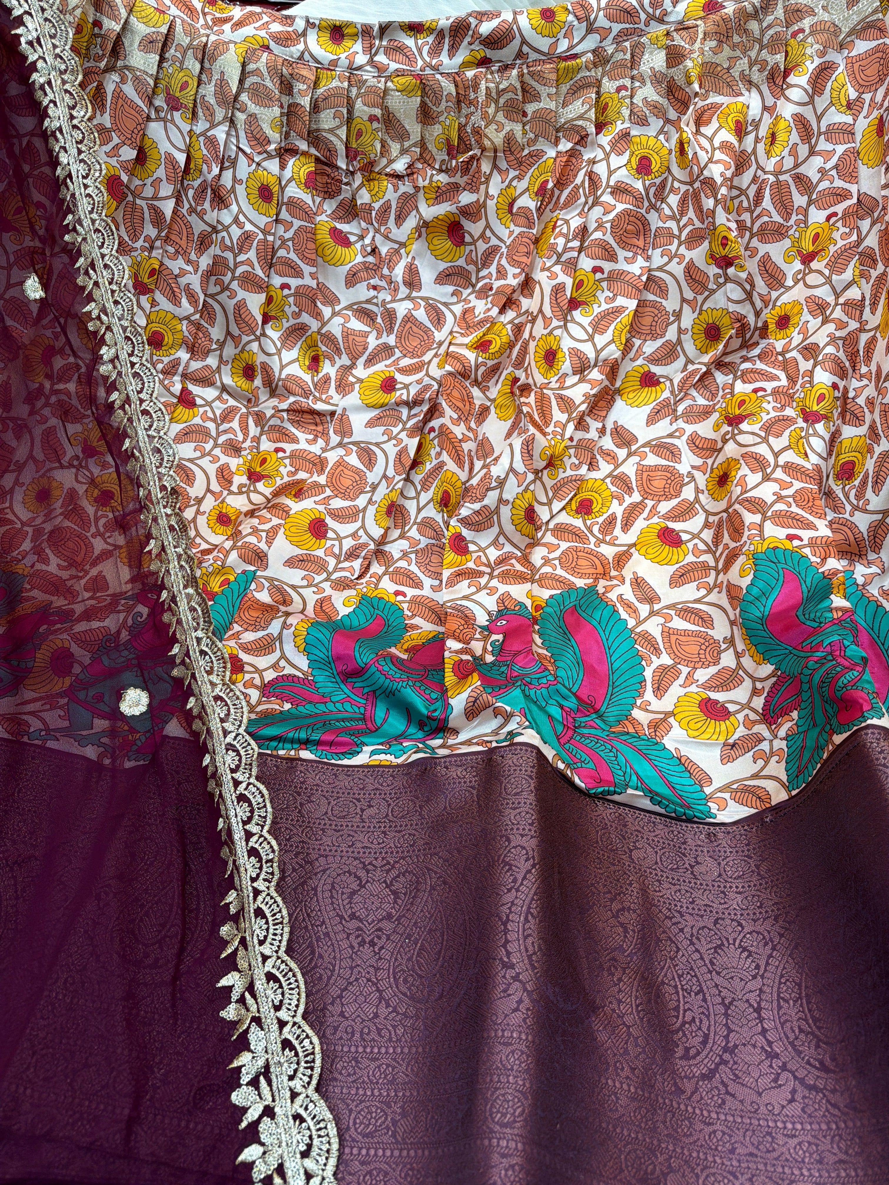 Kalamkari lehengas