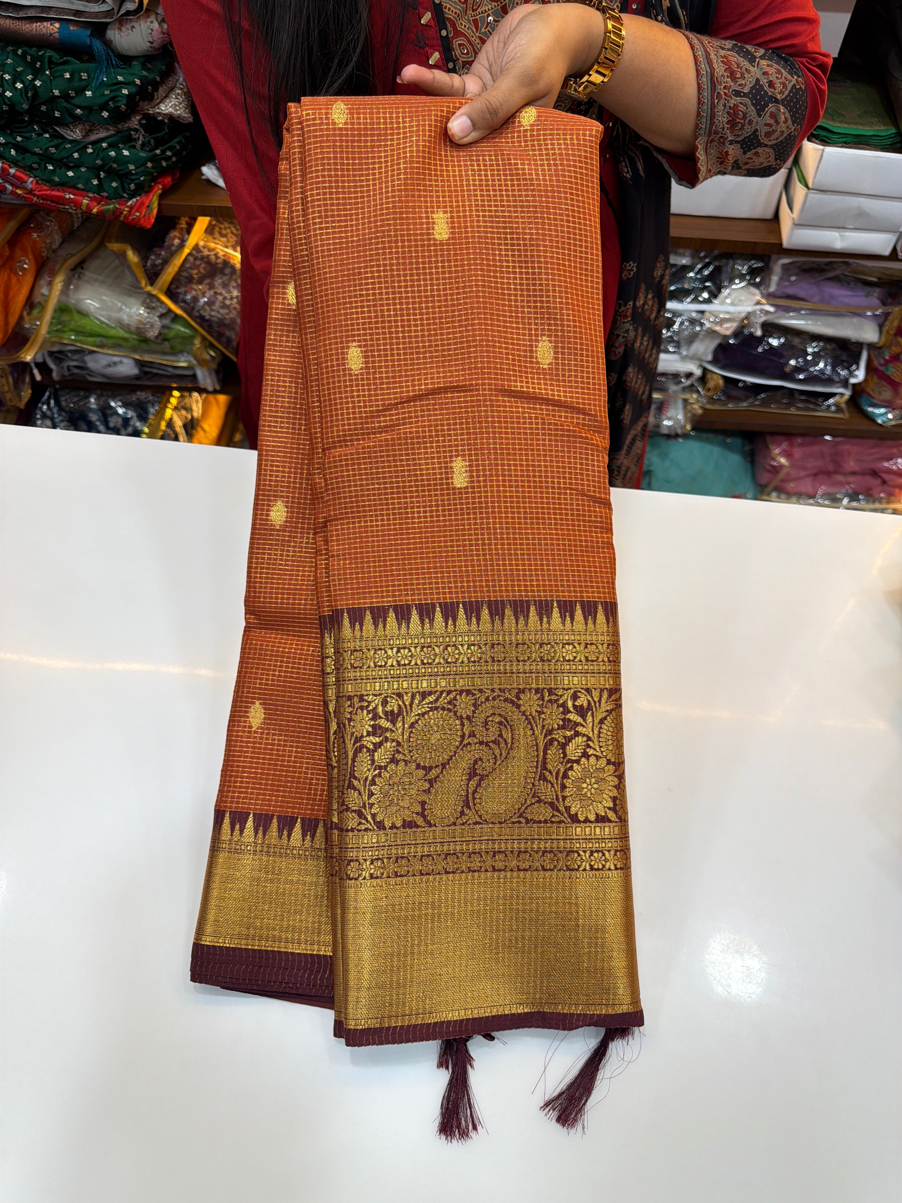 Vintage Big Border Chexs