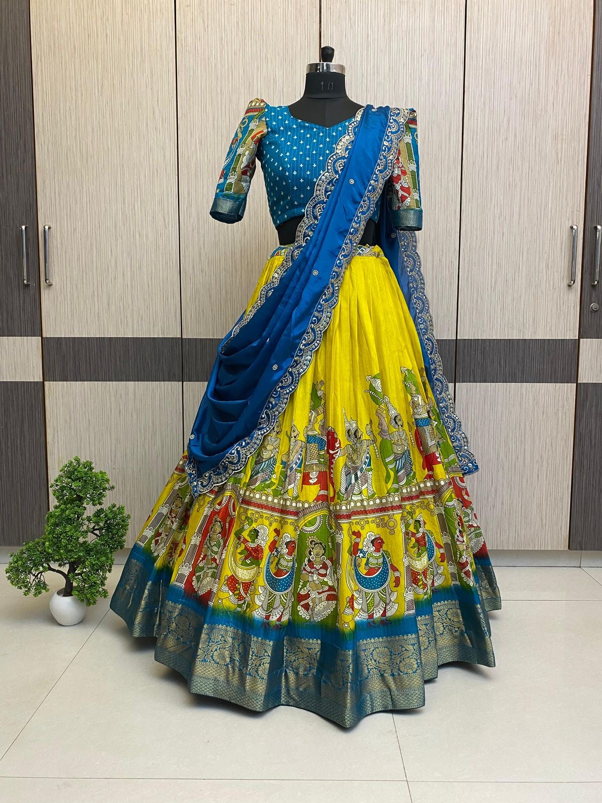 Kalamkari Lehenga