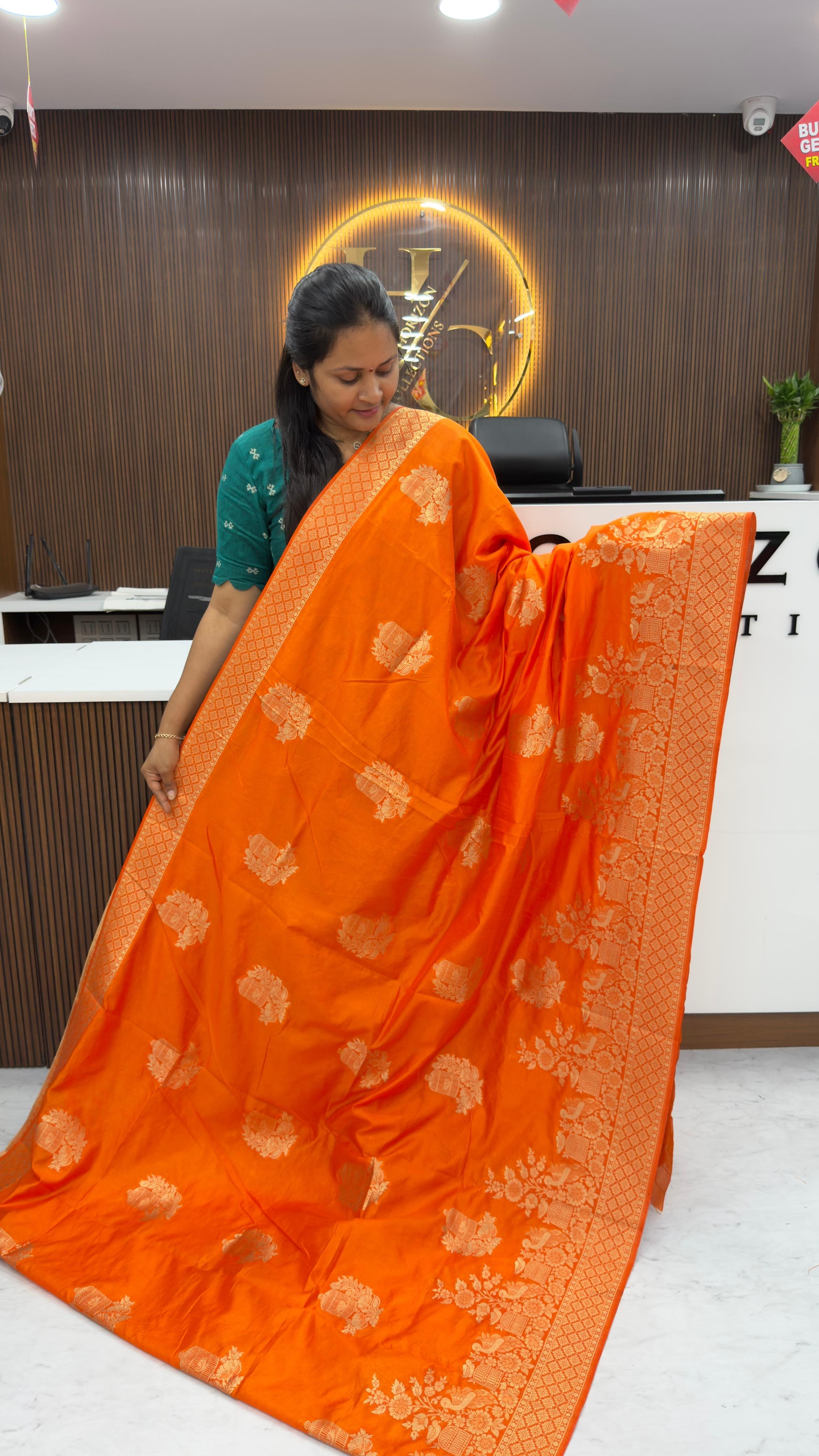 Banarasi tussar silk saree