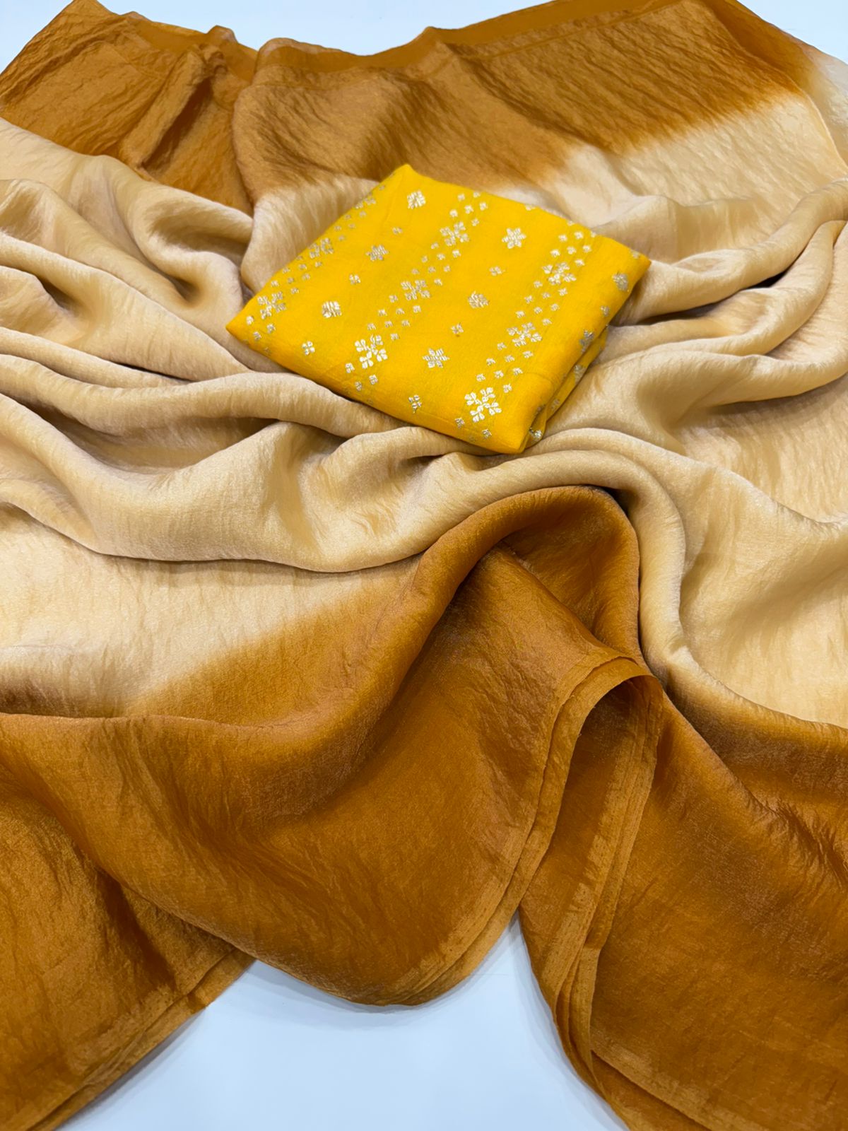 Dual shade sarees