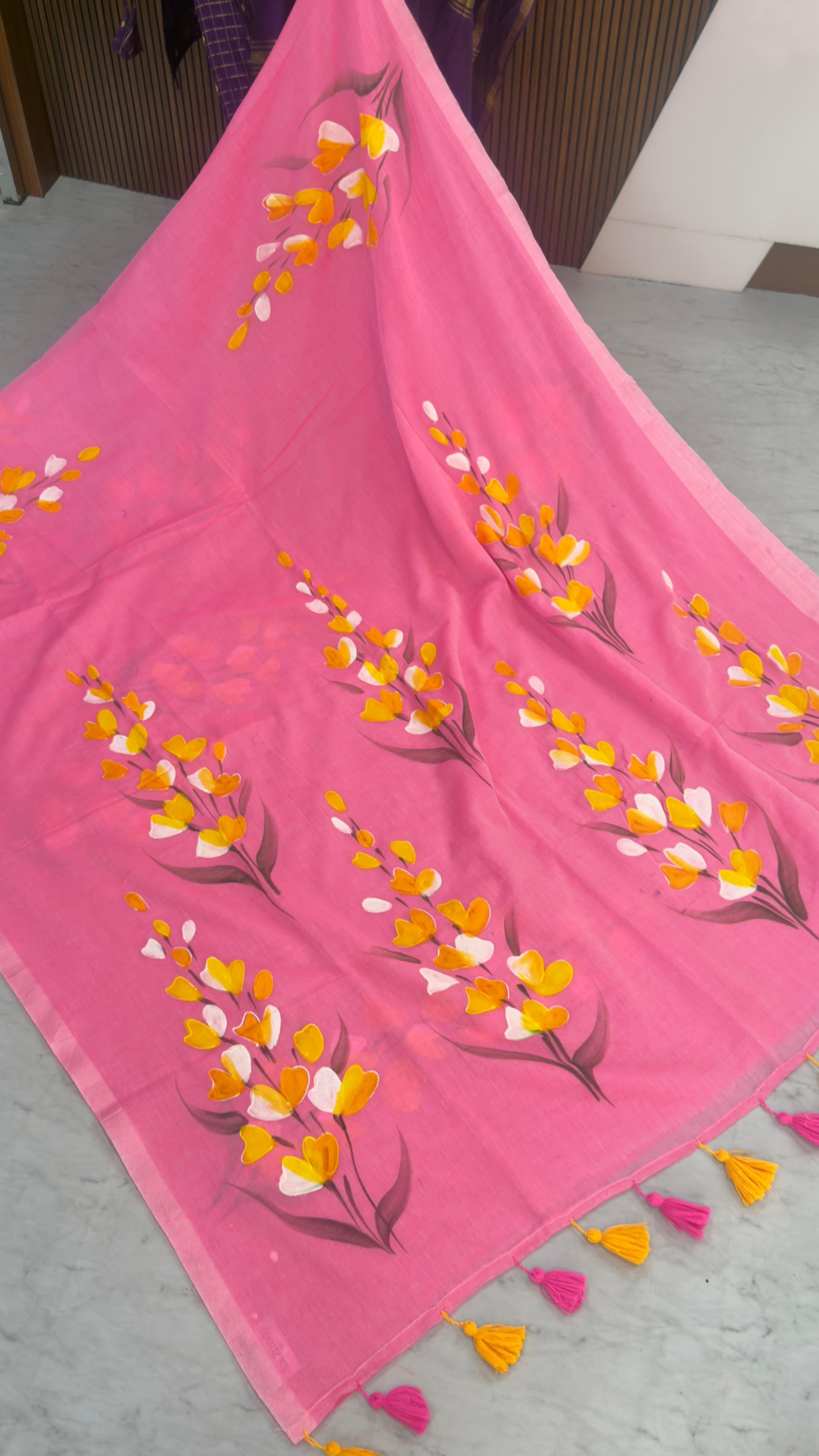 Mul cotton sarees(No blouse)