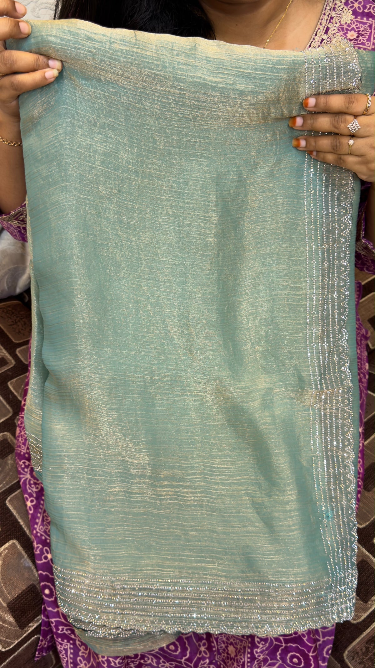 Fendy silk party wear sarees