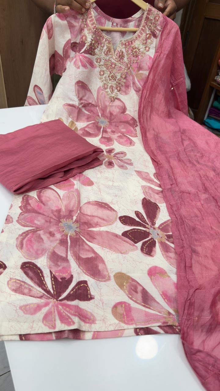 Vertical fabric 3 piece set