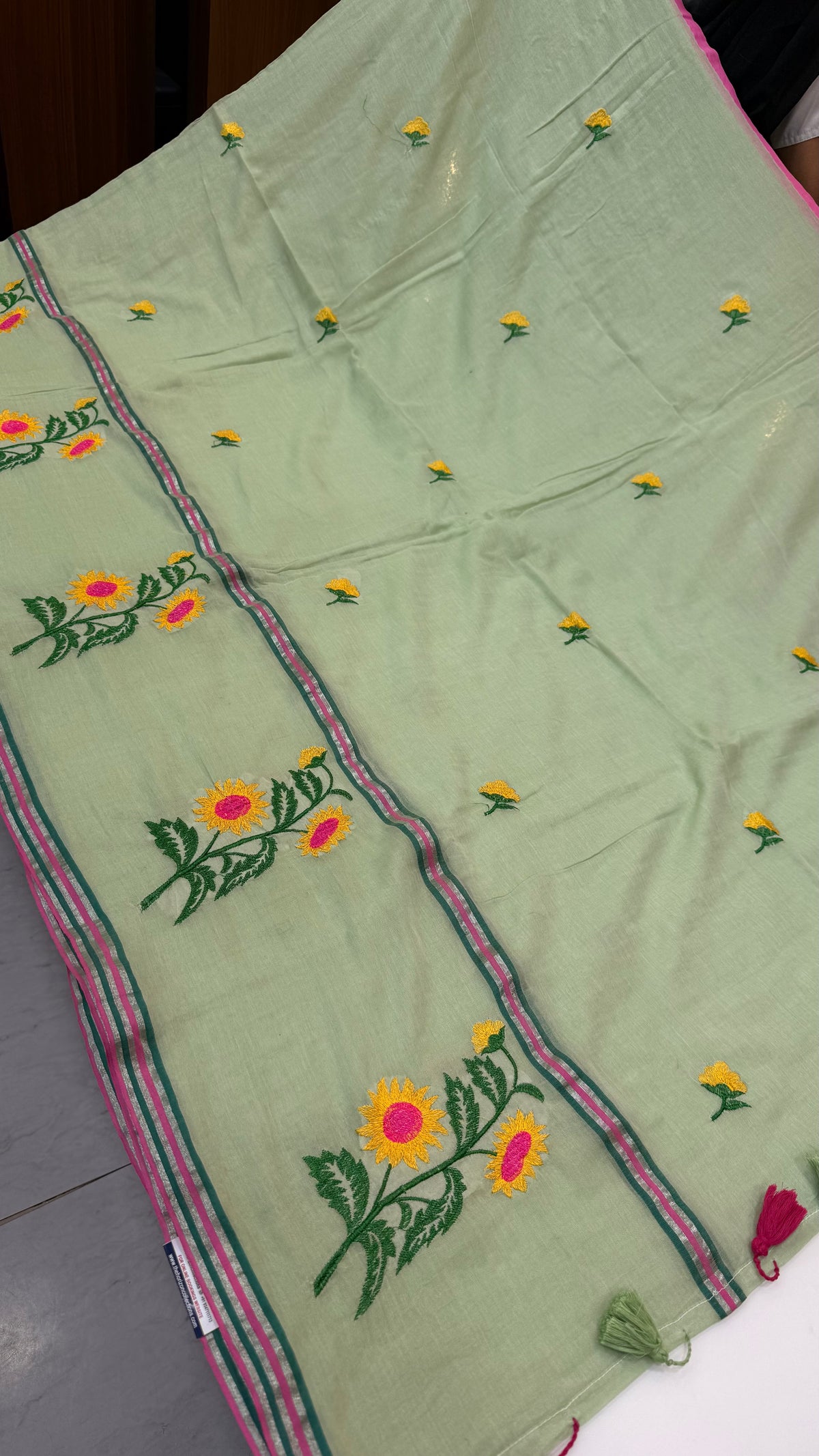 Mul cotton saree