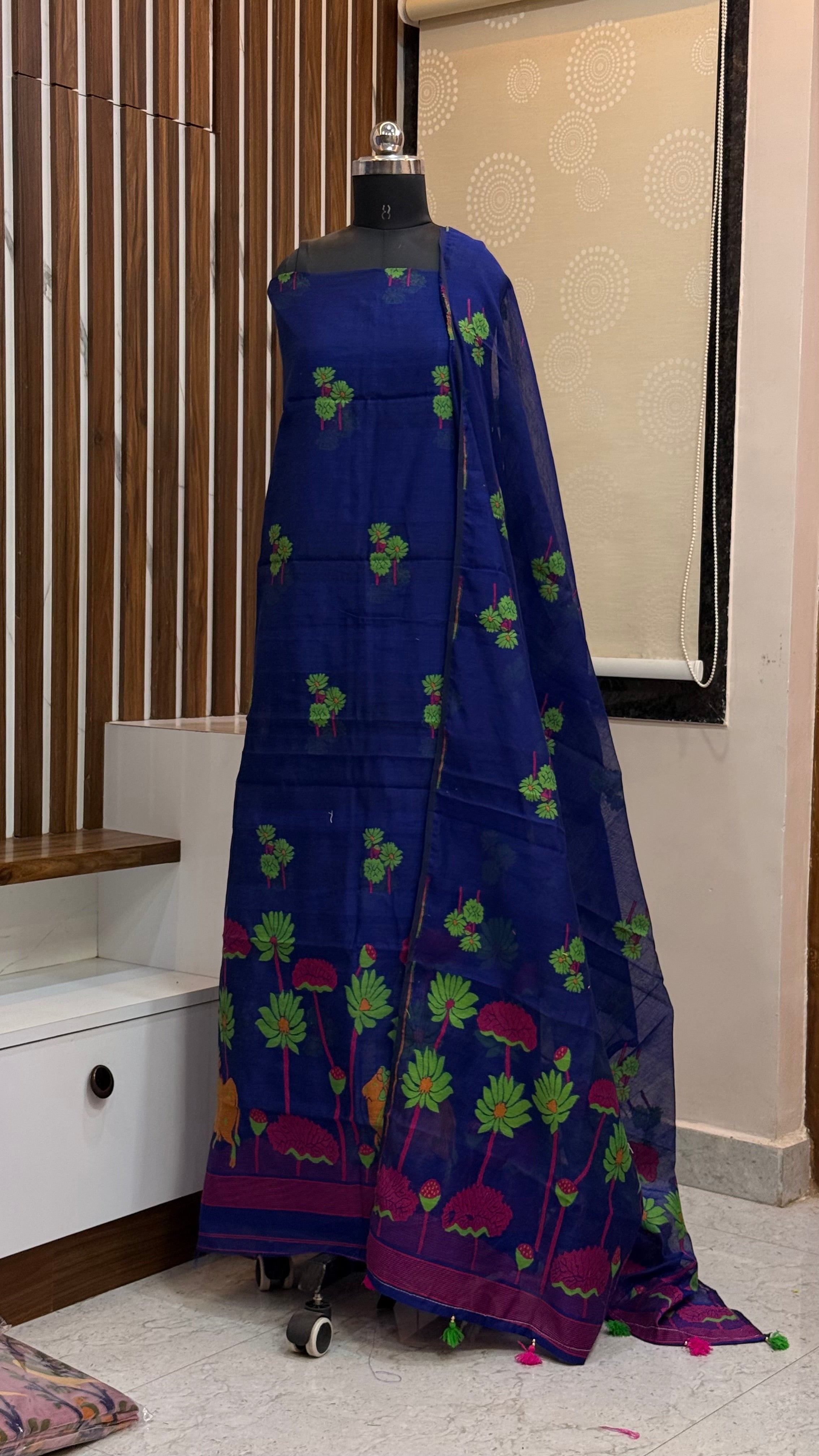 Jamdhani dress materials