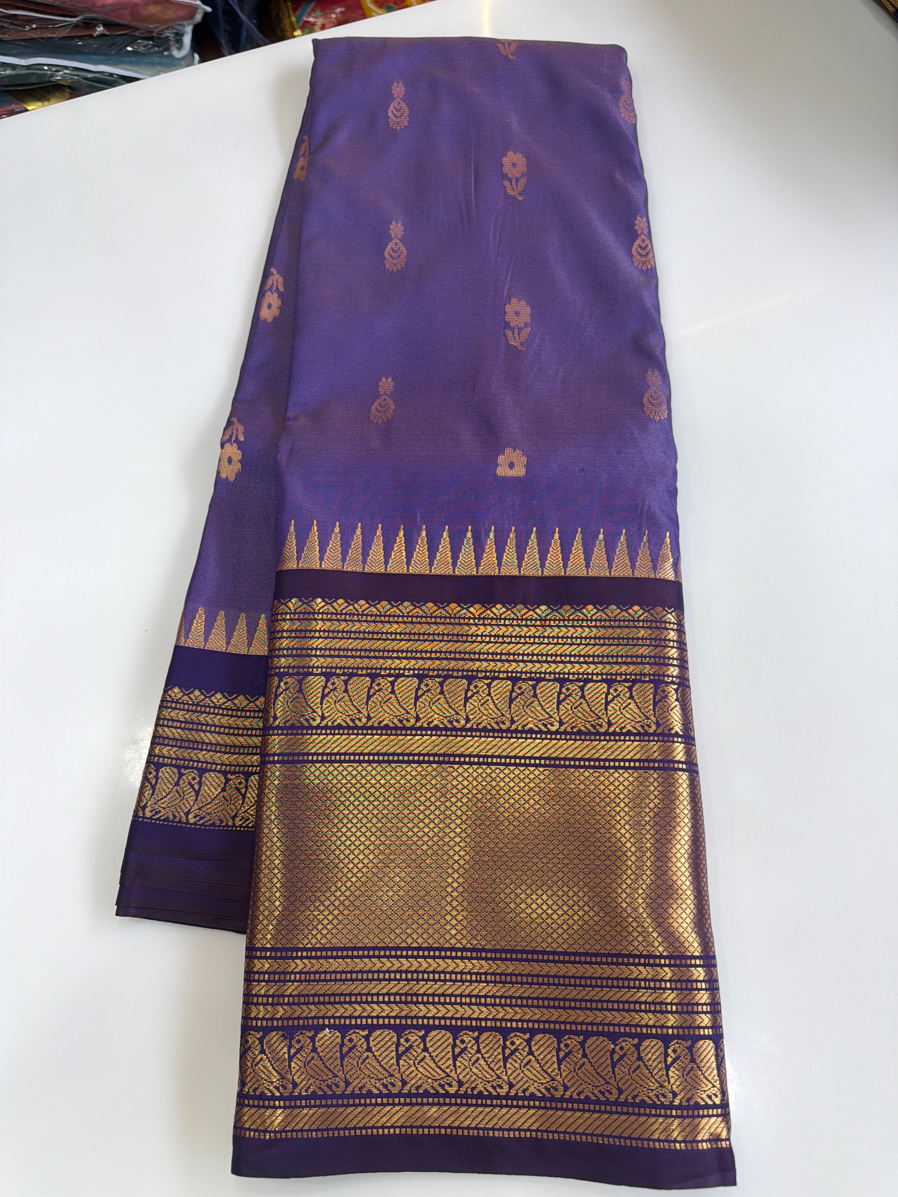Vintage semi Kanchi pattu sarees