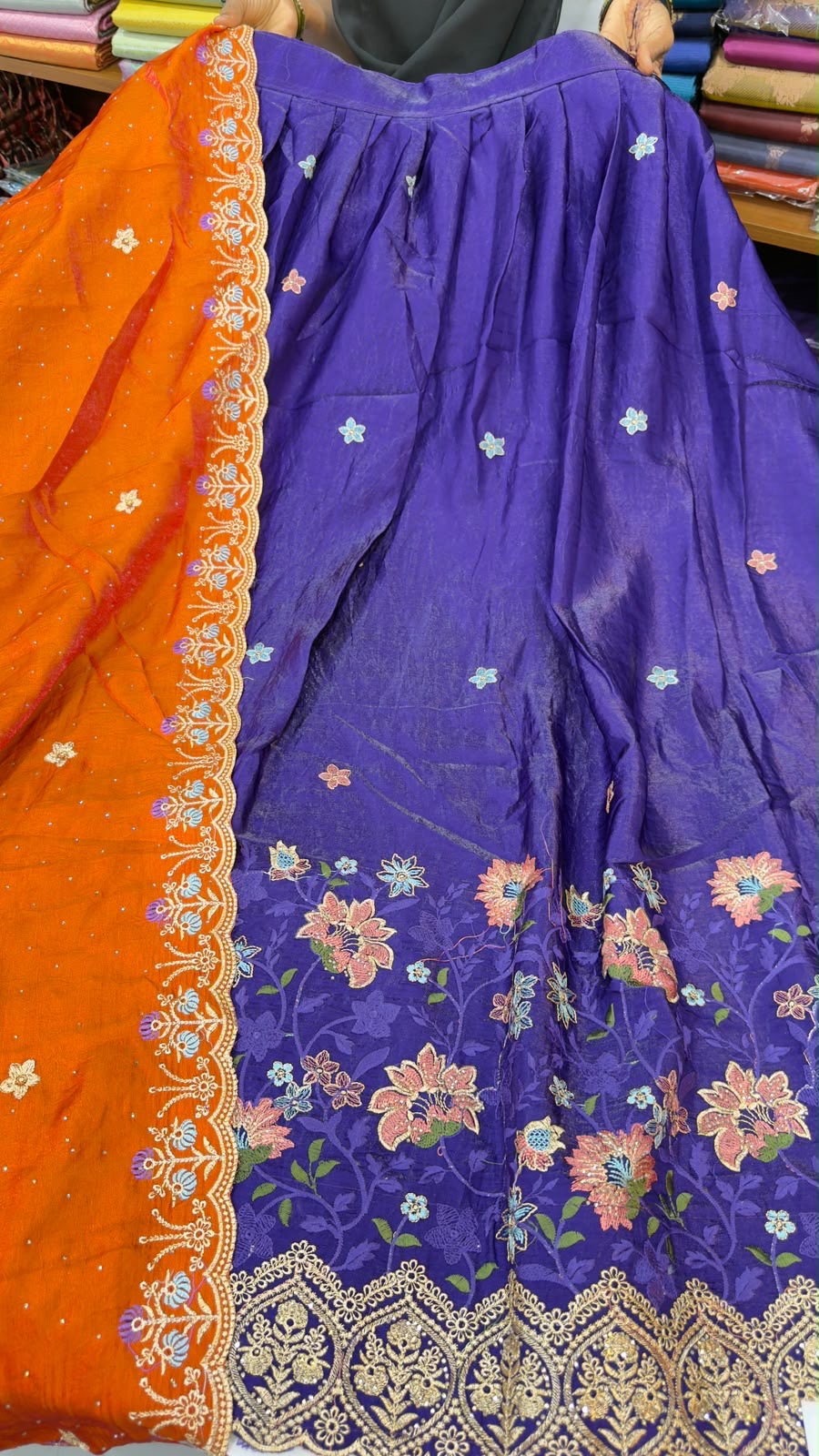 Space silk designer Lehenga
